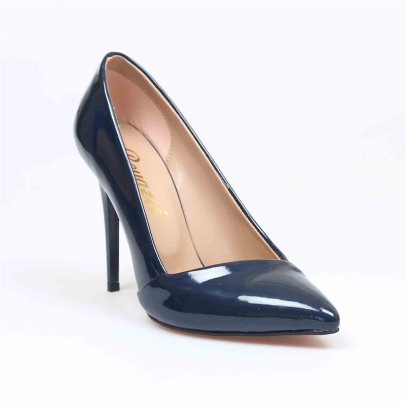 Lacivert Rugan Stiletto