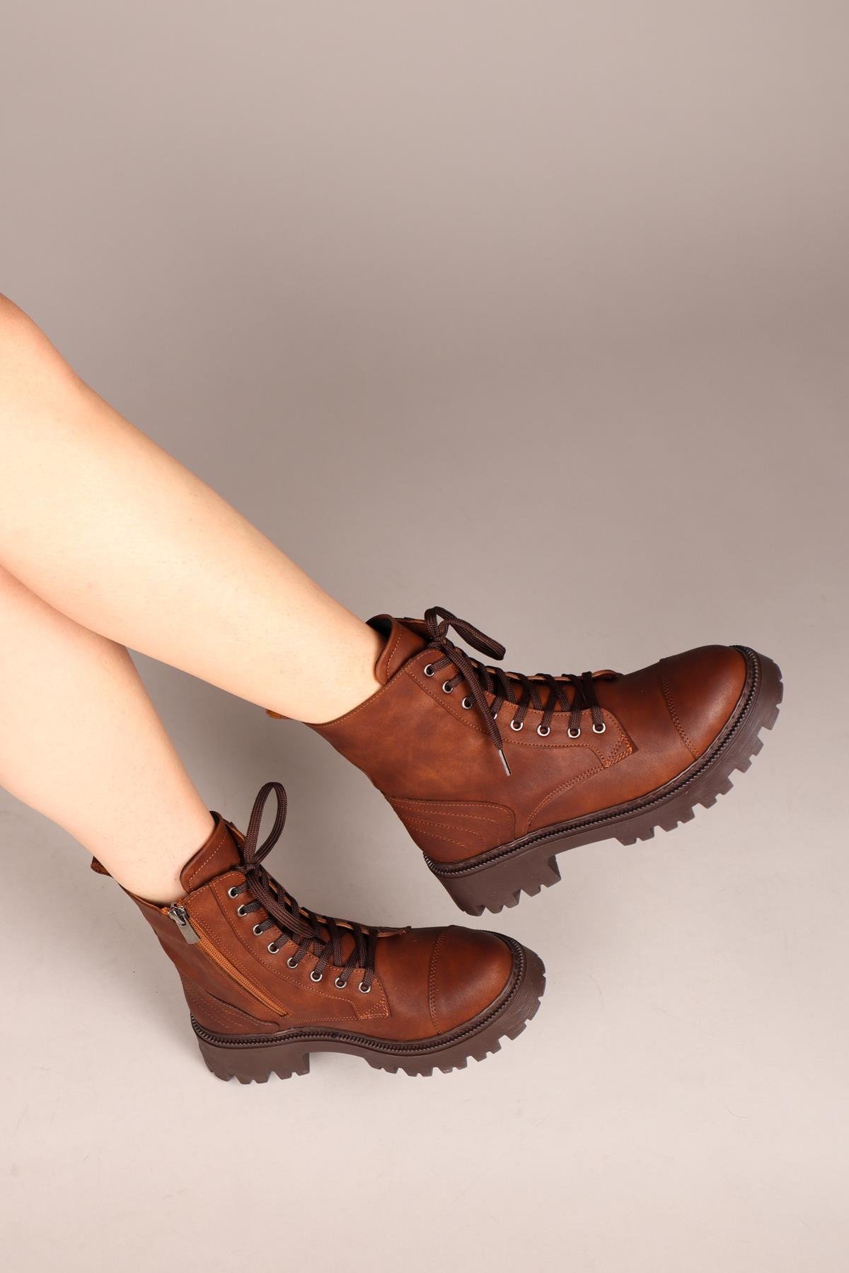 ADRİENN Dikiş Detaylı Kadın Bot TABABOT