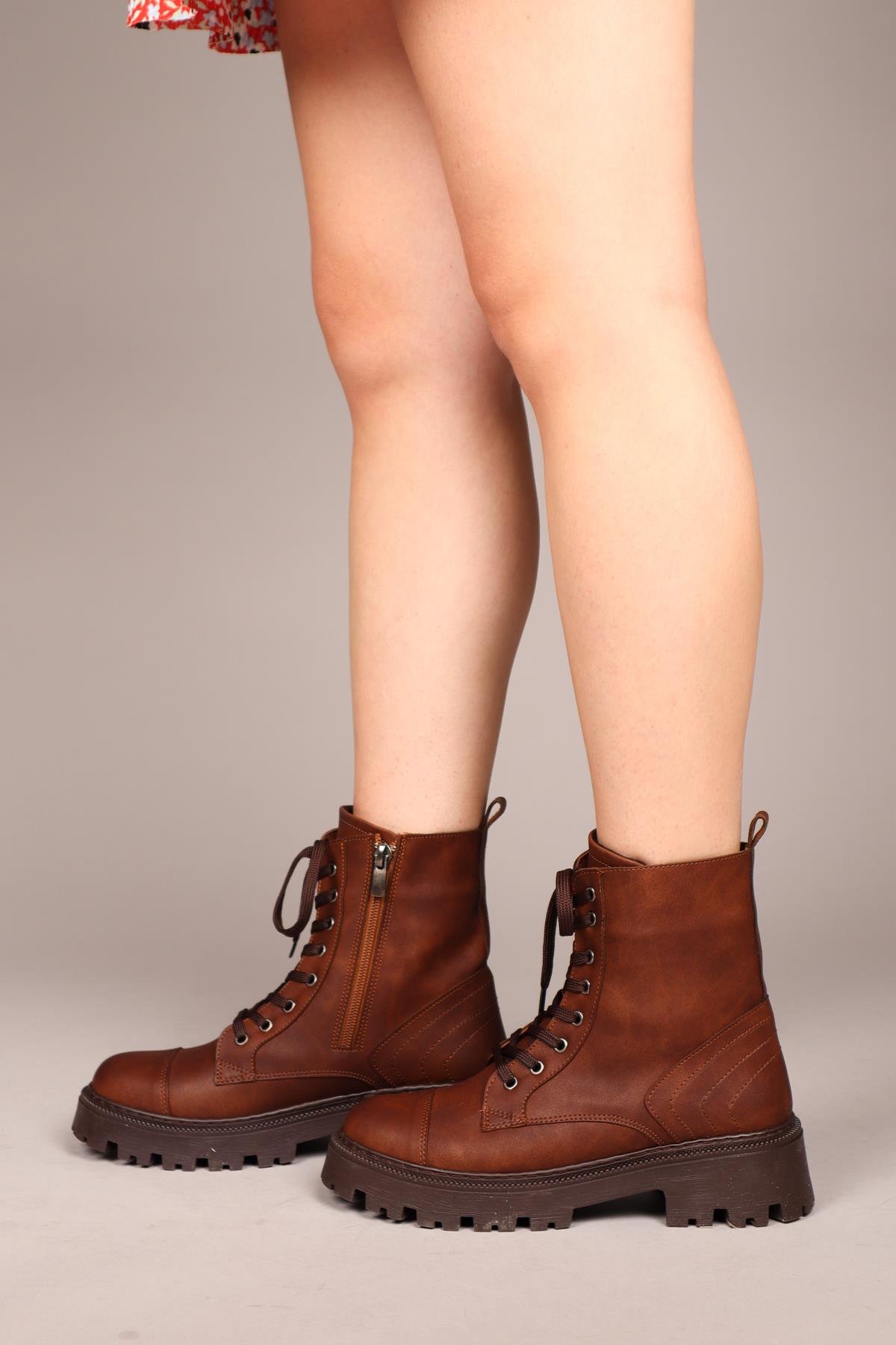 ADRİENN Dikiş Detaylı Kadın Bot TABABOT