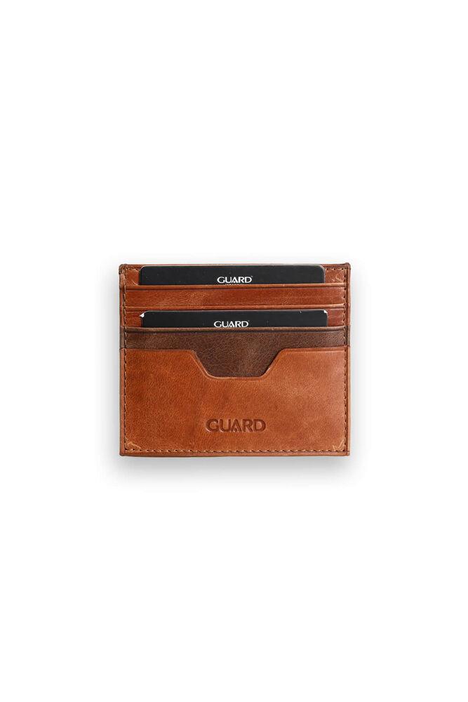 Antik Taba - Kahverengi Çift Renk Hakiki Deri KartlıkCÜZDAN