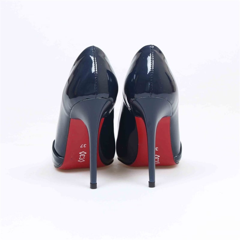 Lacivert Rugan Stiletto