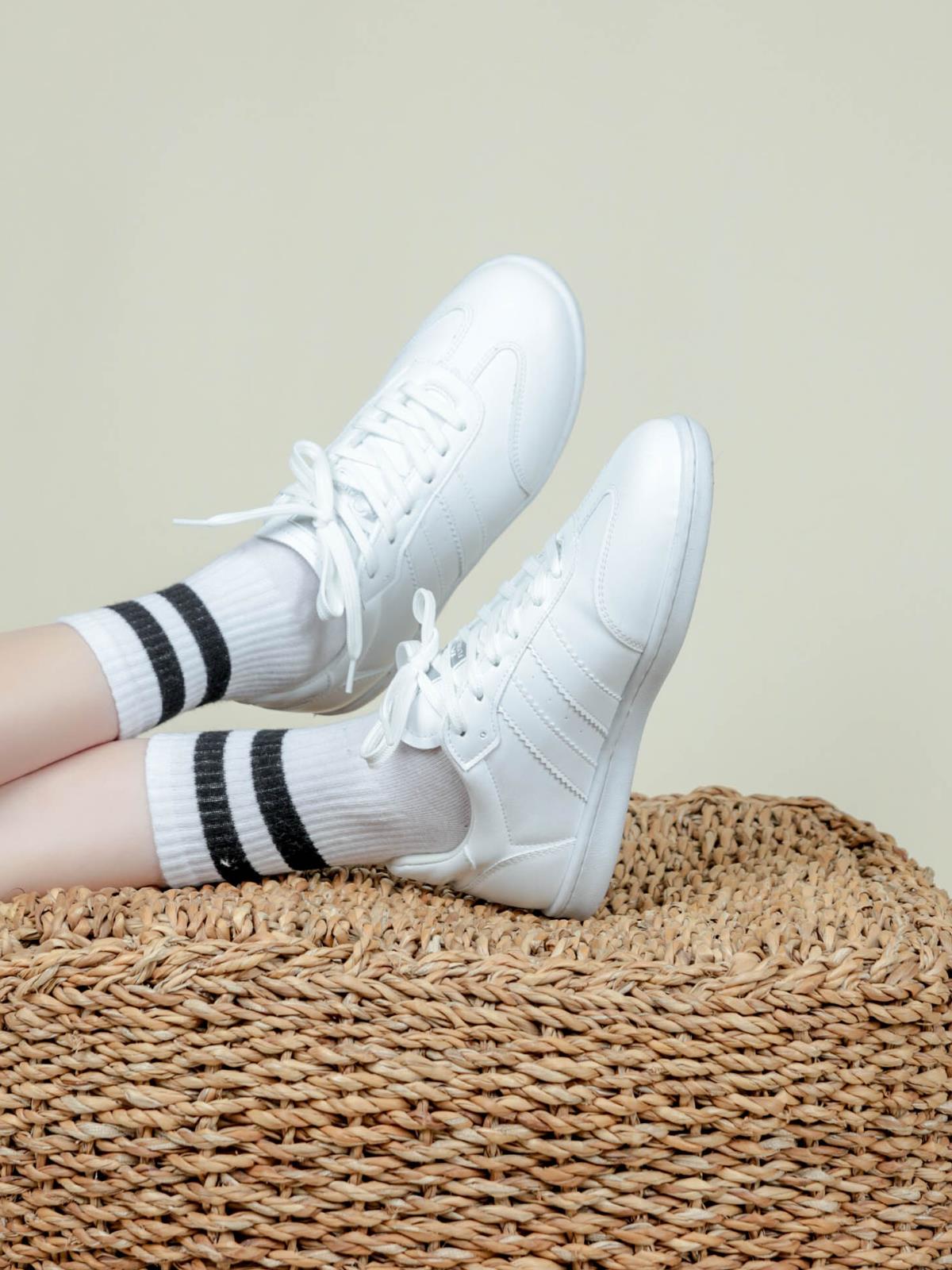Bağcıklı İnce Taban Sneakers BEYAZSPOR AYAKKABI