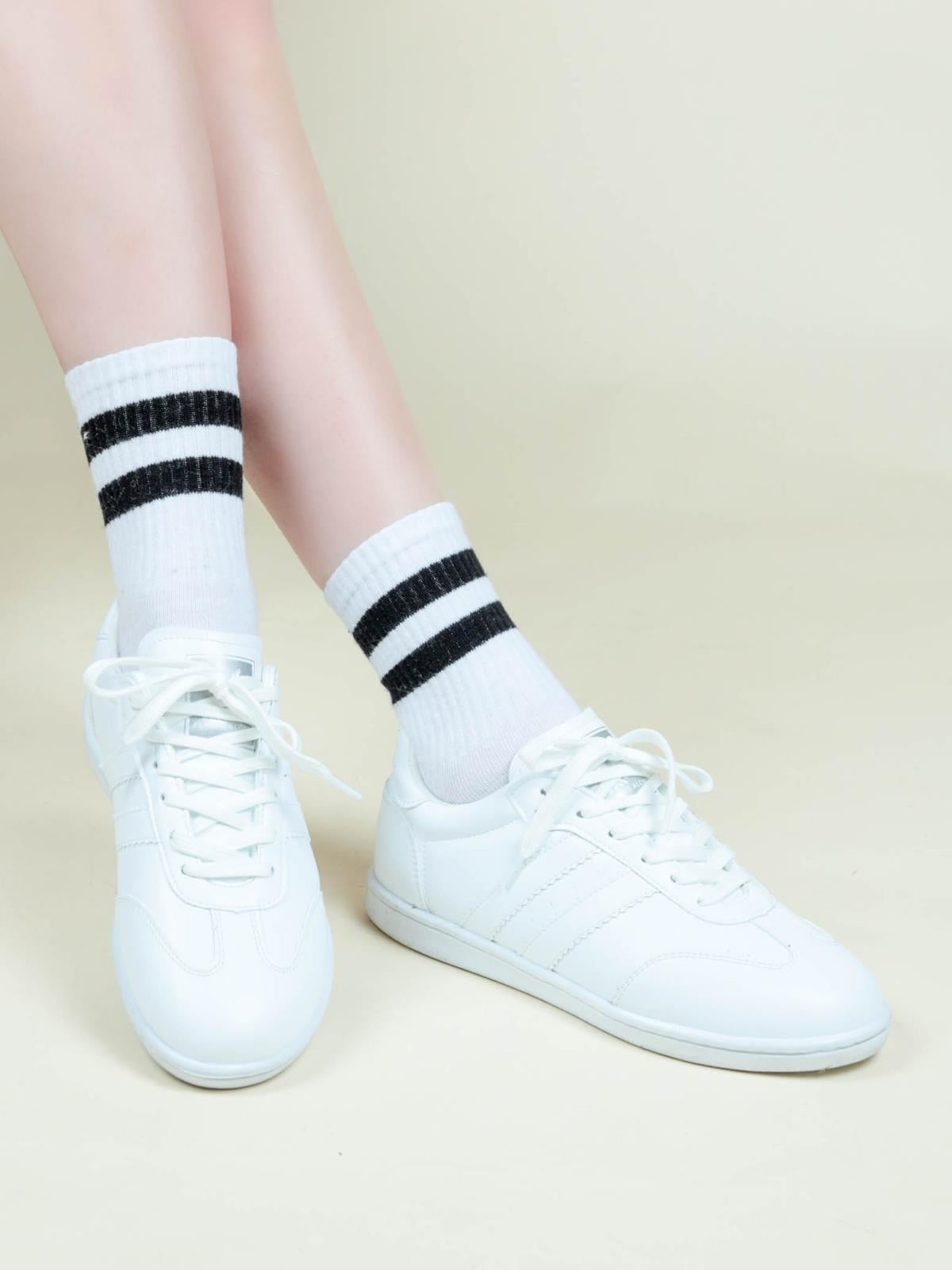 Bağcıklı İnce Taban Sneakers BEYAZSPOR AYAKKABI