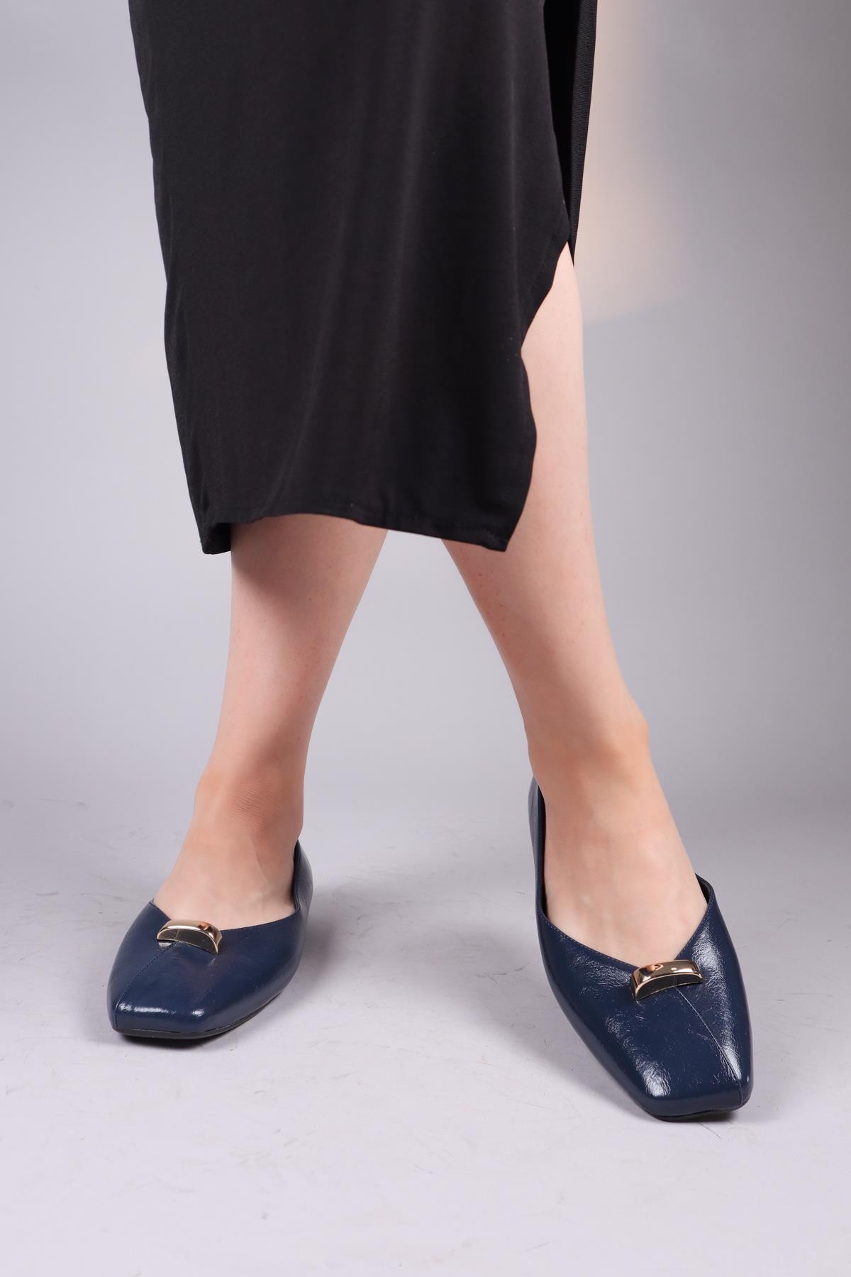 CHIN Gold Tokalı Babet LACİVERTBABET