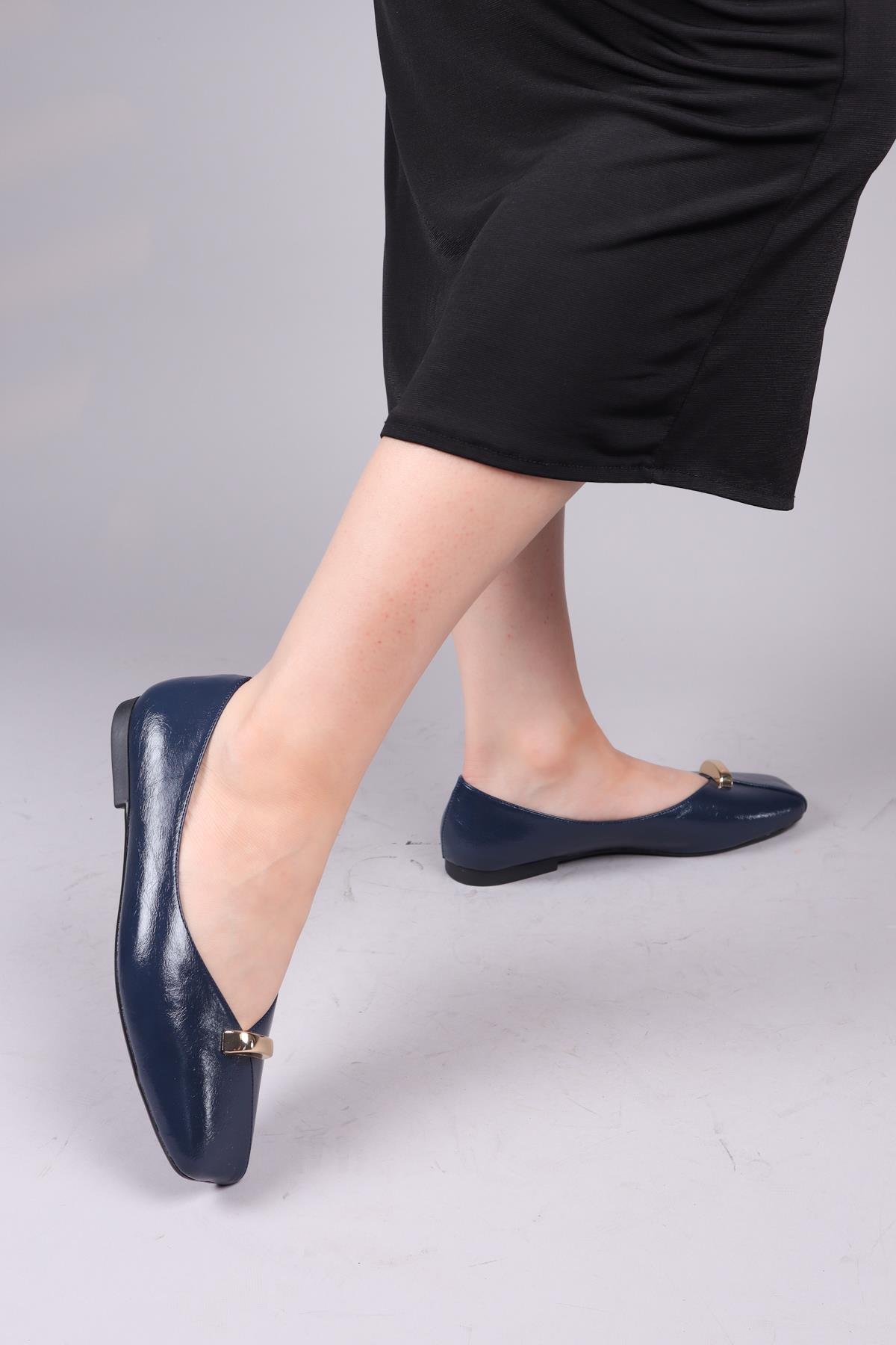 CHIN Gold Tokalı Babet LACİVERTBABET