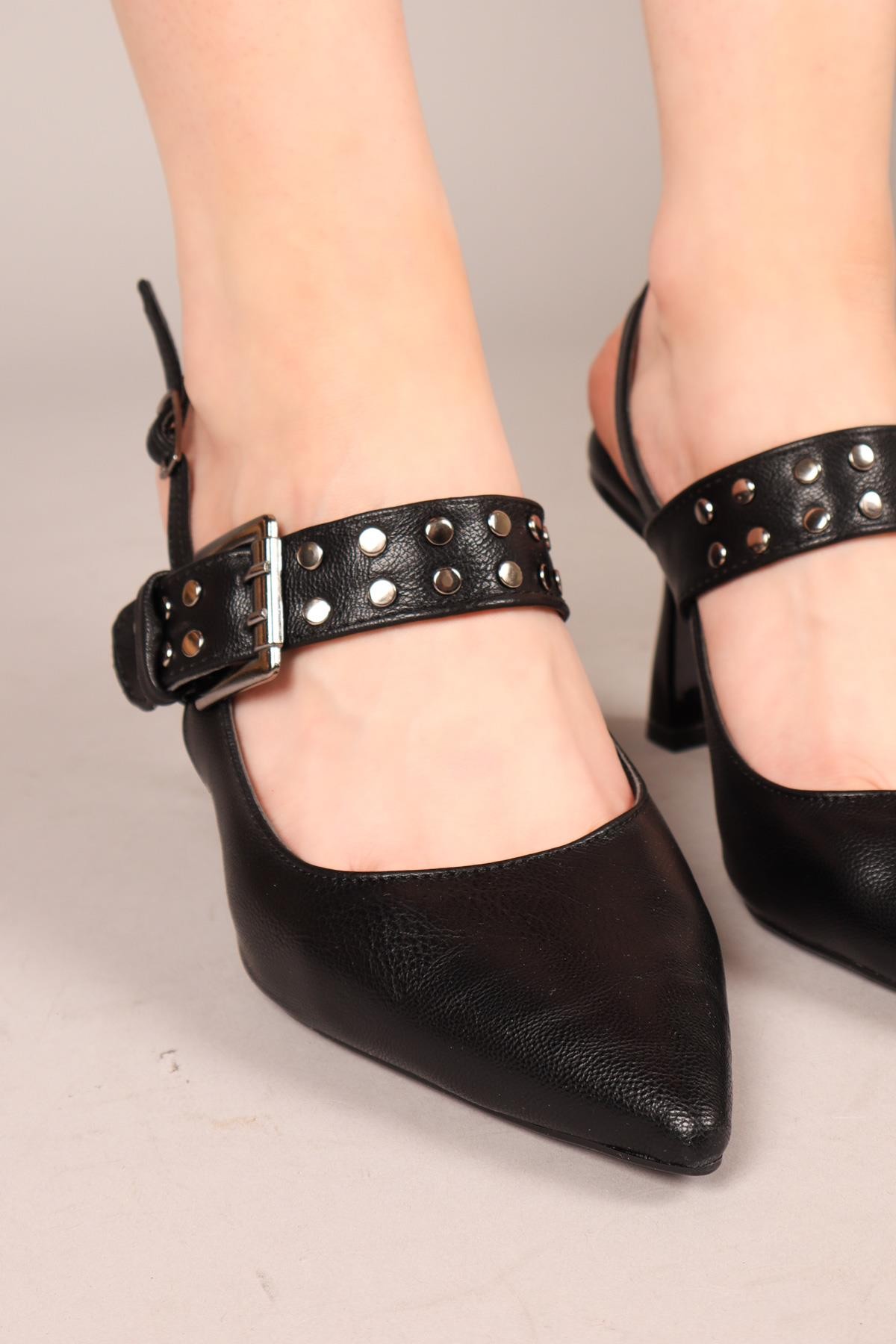 DAİNTY Troklu Topuklu Ayakkabı SİYAHTOPUKLU AYAKKABI