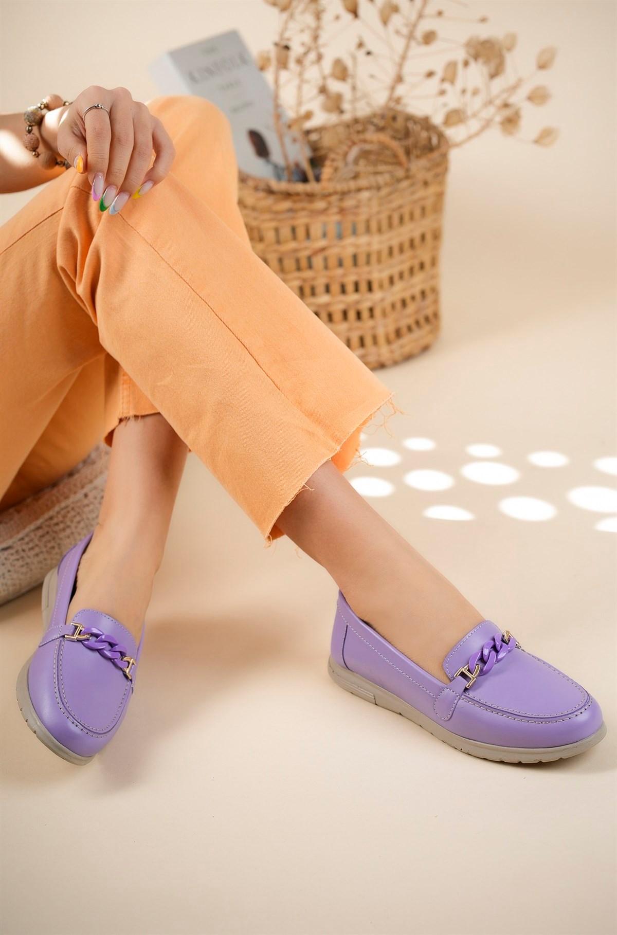 Dikişli Zincirli Babet LİLABABET