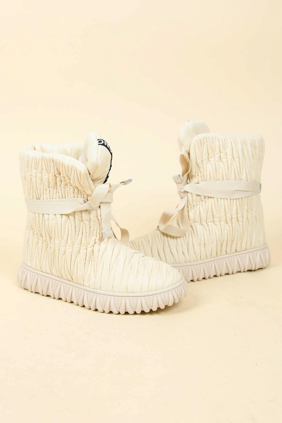 GUJA Dikiş Detaylı Şişme Bot BEJBOT