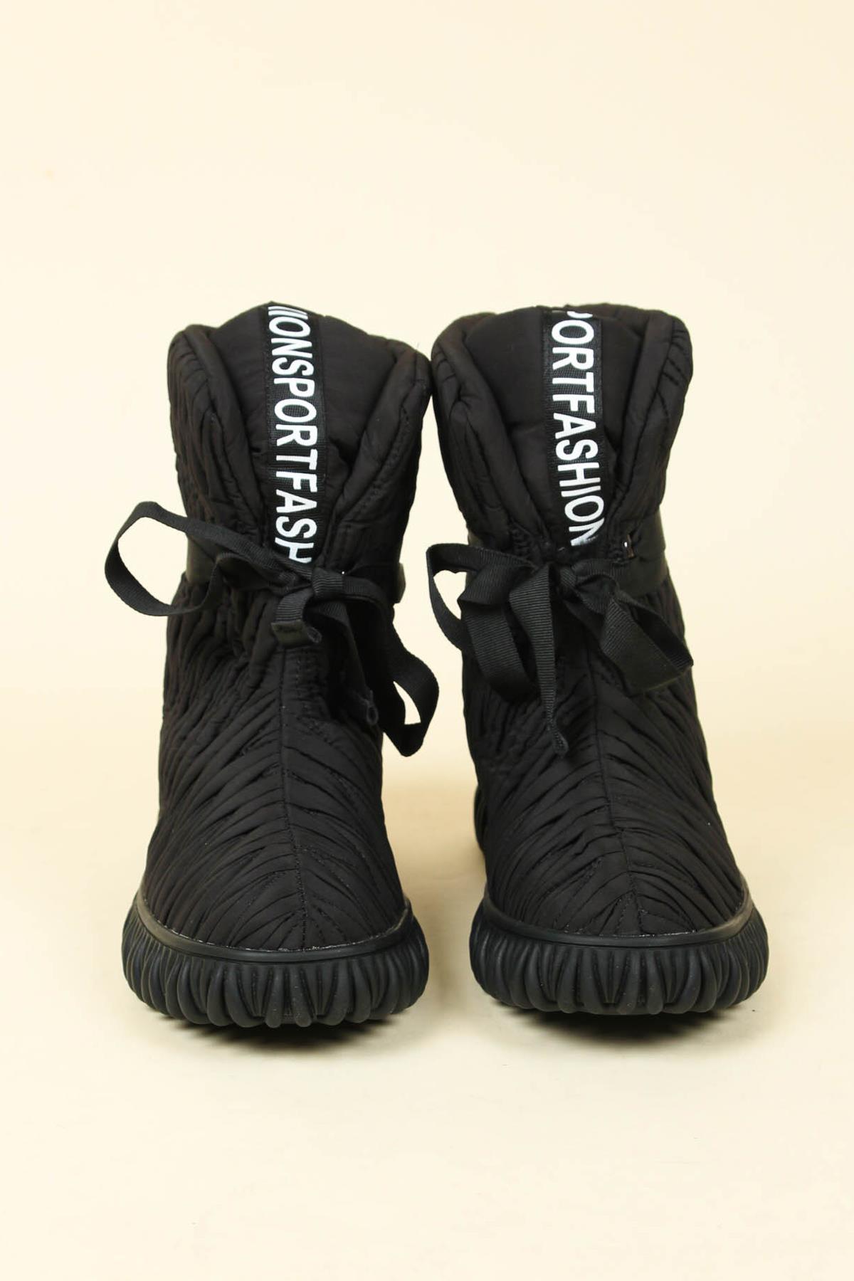 GUJA Dikiş Detaylı Şişme Bot SİYAHBOT