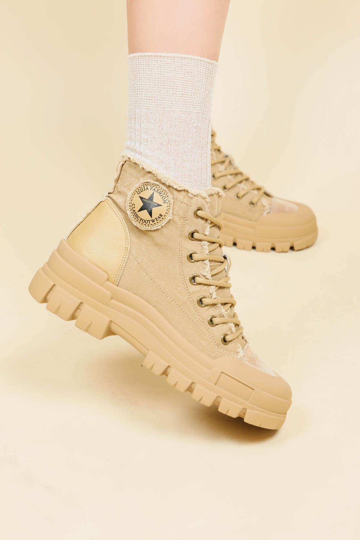 GUJA Kanvas Sneakers CAMELBOT