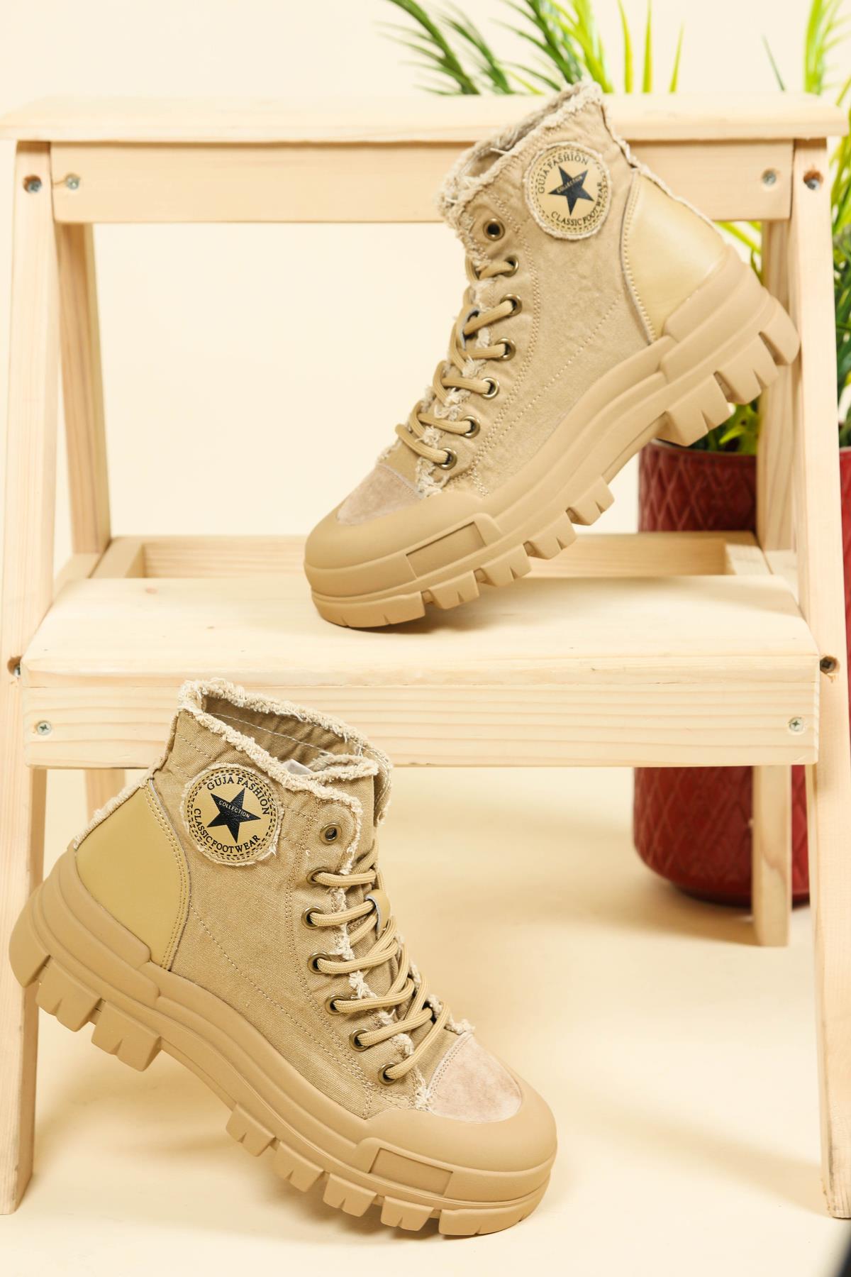 GUJA Kanvas Sneakers CAMELBOT
