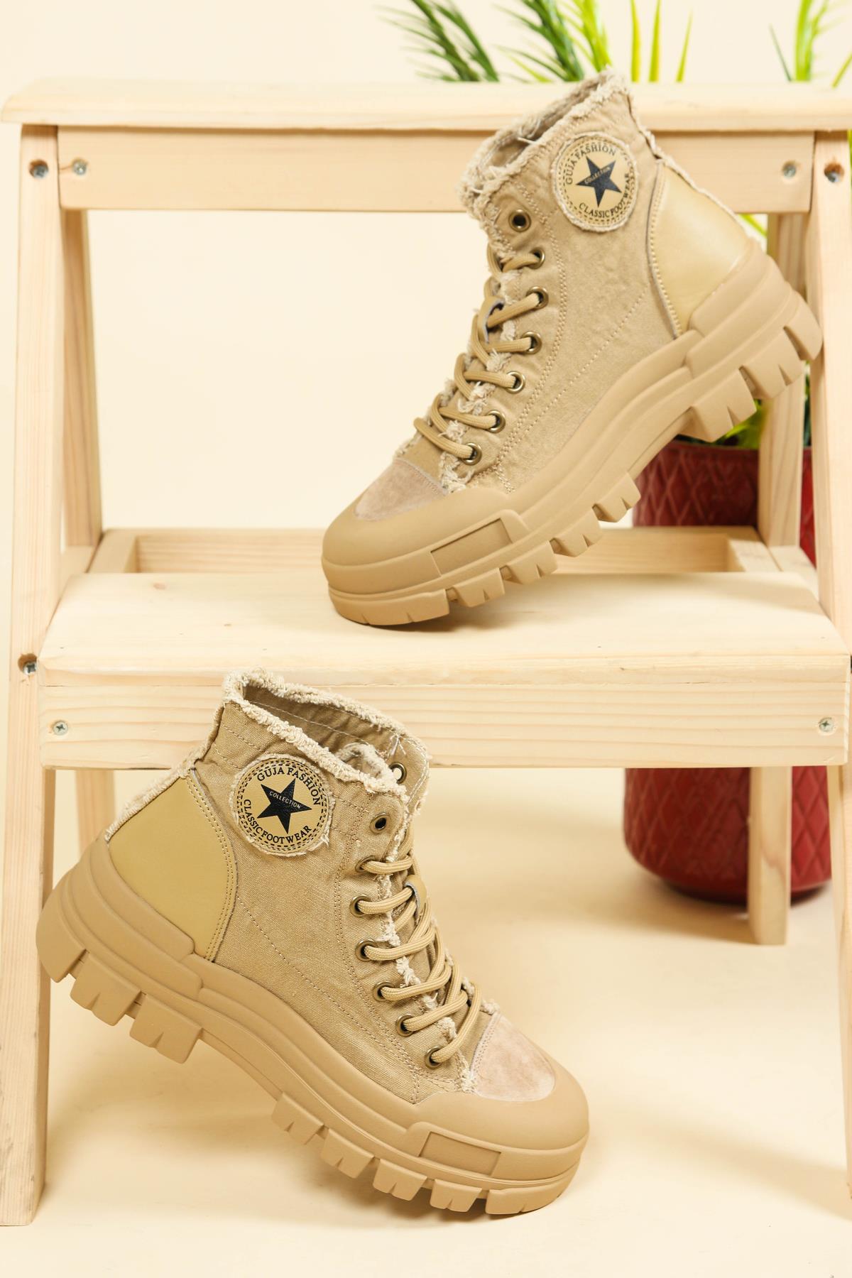 GUJA Kanvas Sneakers CAMELBOT