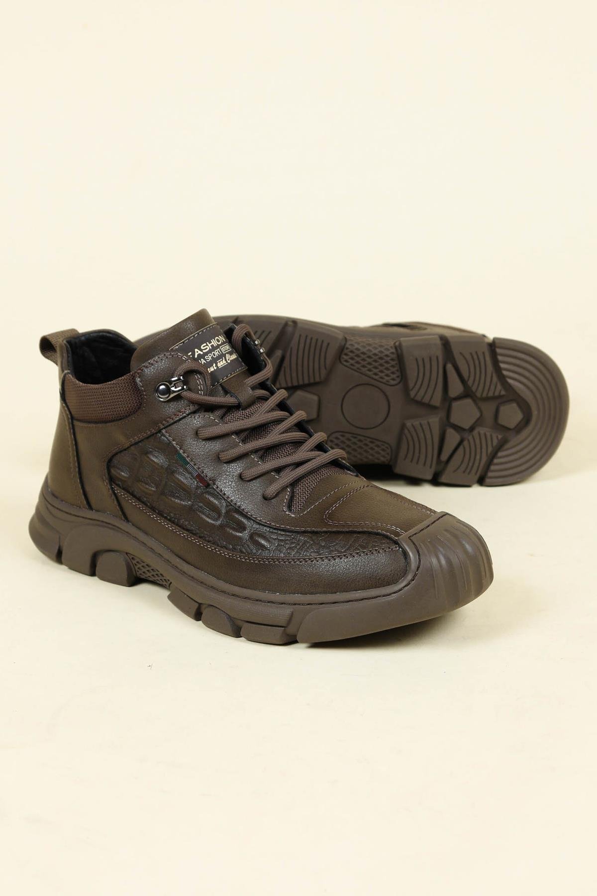 GUJA Kroko Garnili Bağcıklı Casual Erkek Ayak