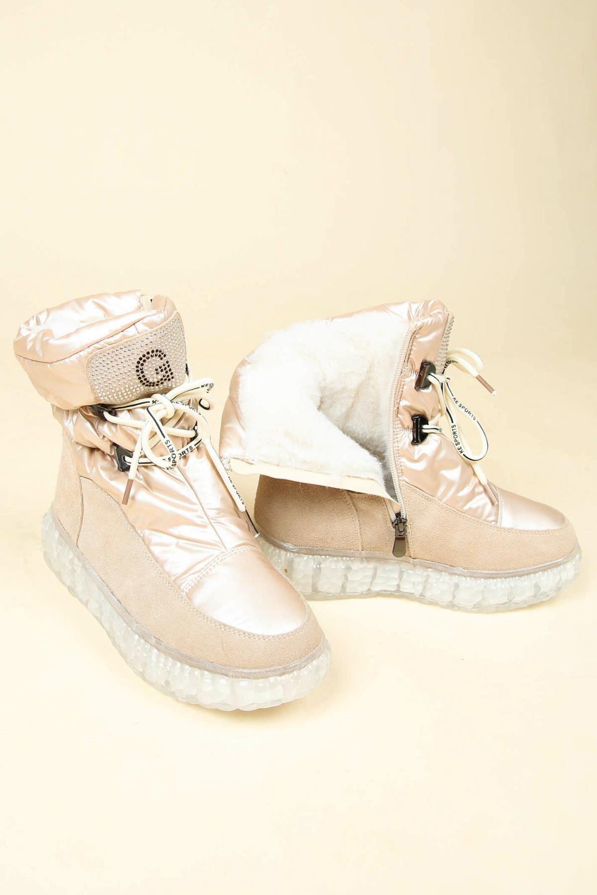 GUJA Süet Garnili Şişme Bot BEJBOT