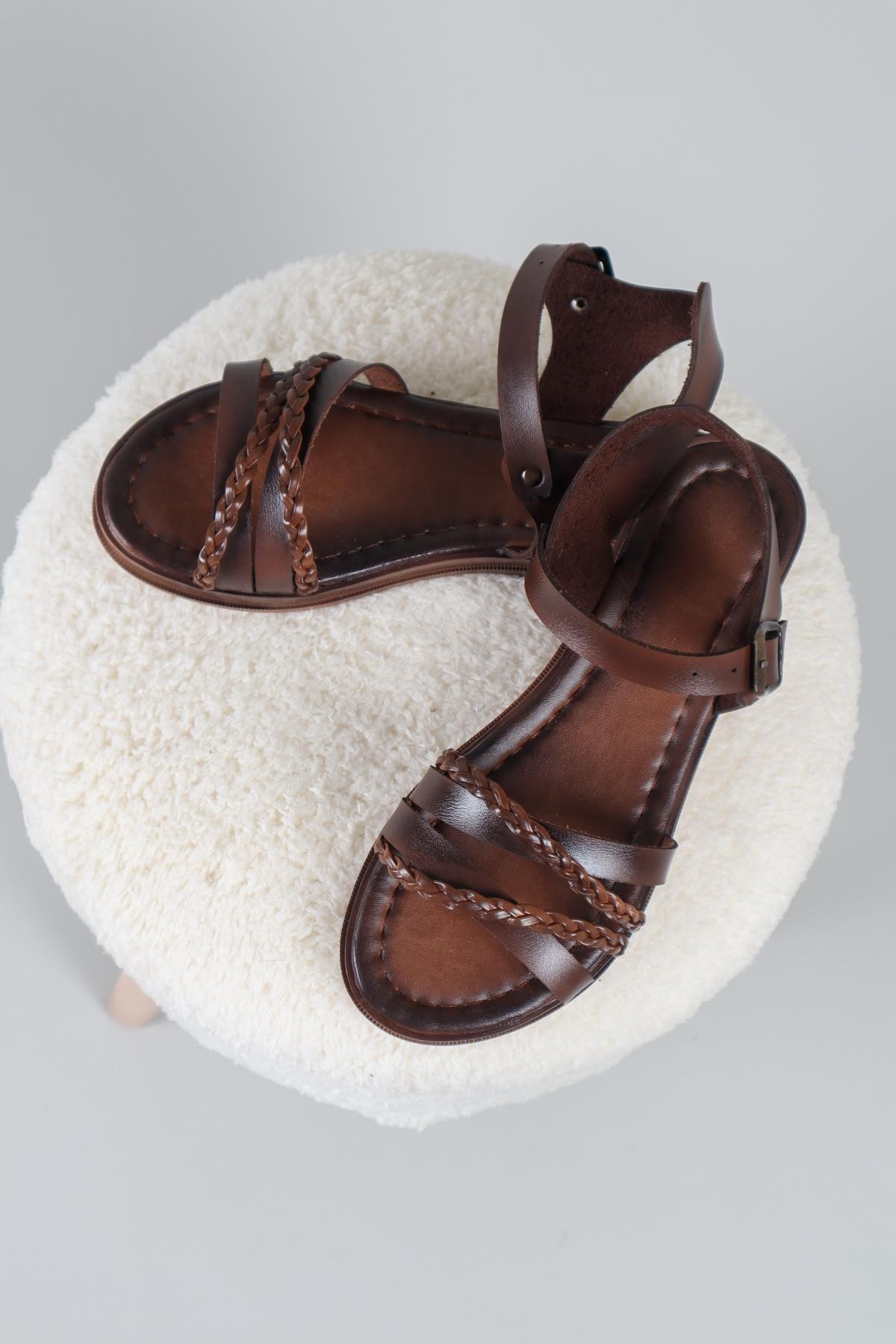 Hena Örgü Vaketa Sandalet TABASANDALET