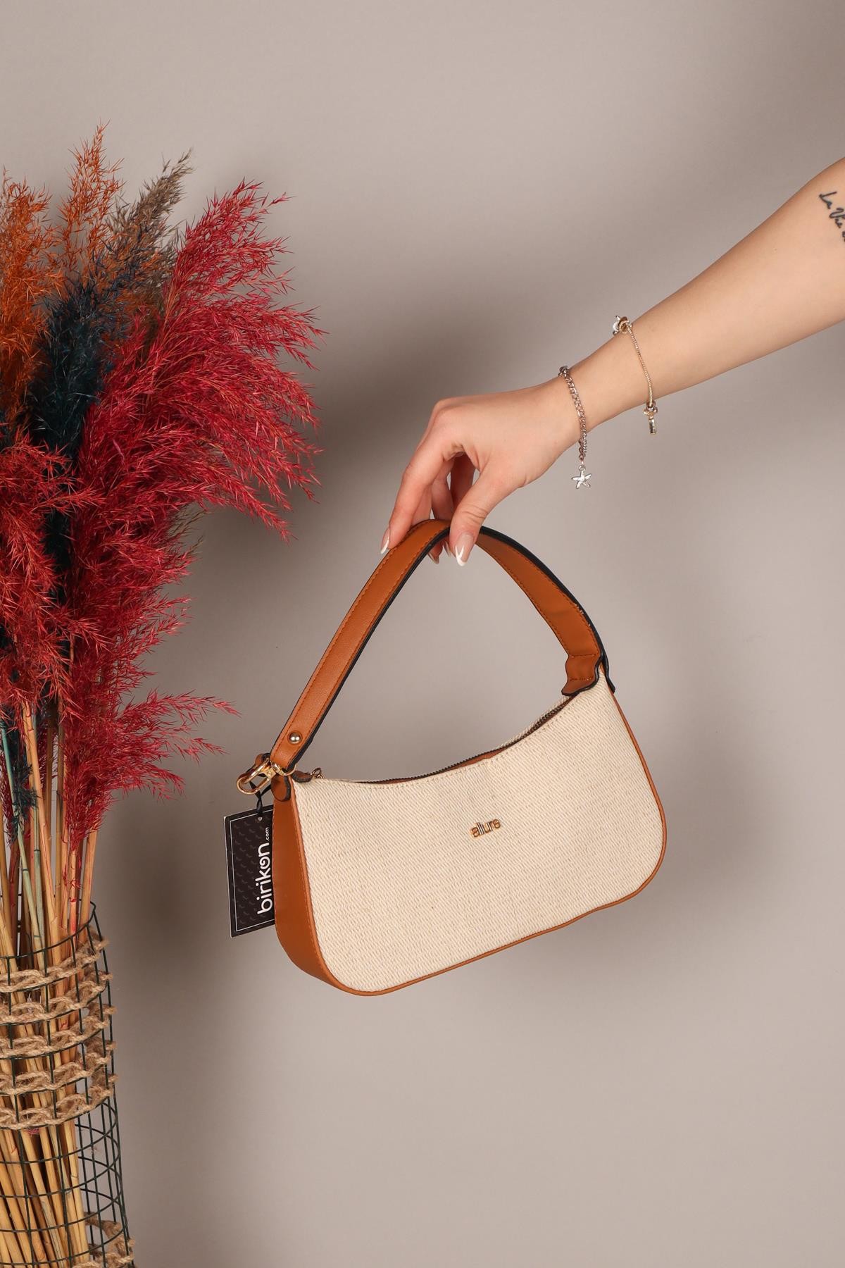 Keten Görünümlü Baget Çanta TABAÇANTA