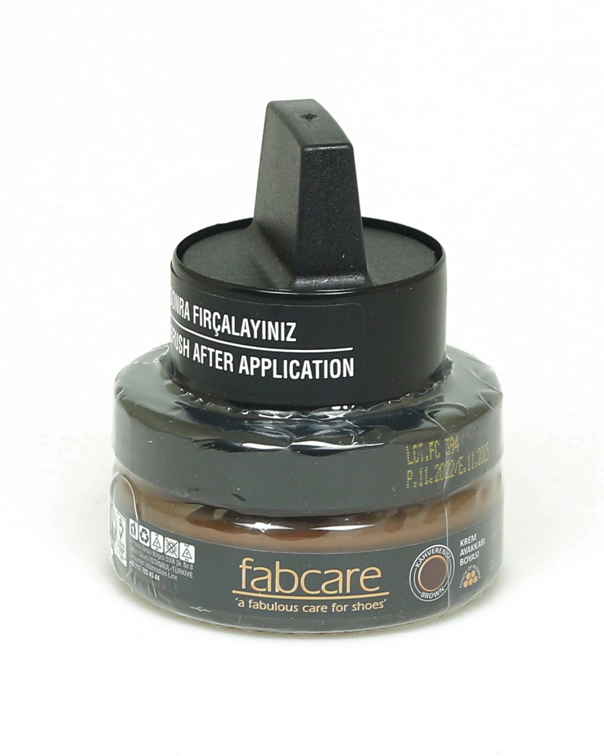 Krem Ayakkabı Boyası Cam Kavanoz KAHVERENGİboya-bakım malzemeleri