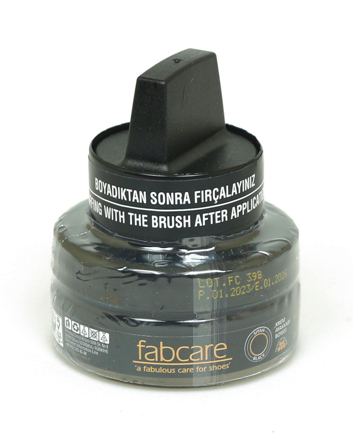 Krem Ayakkabı Boyası Cam Kavanoz SİYAHboya-bakım malzemeleri