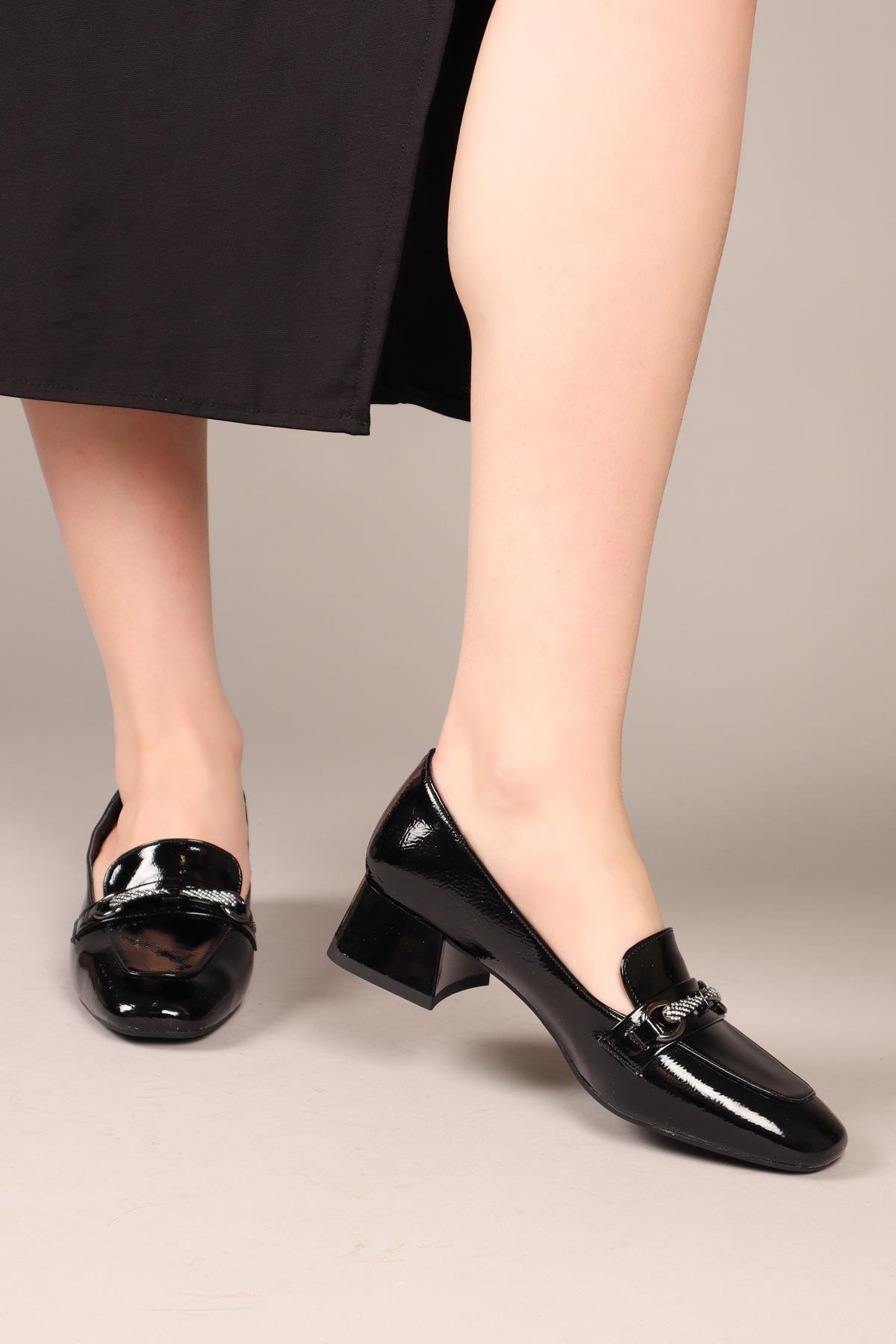 LUMİNA Alçak Topuklu Ayakkabı SİYAHTOPUKLU AYAKKABI