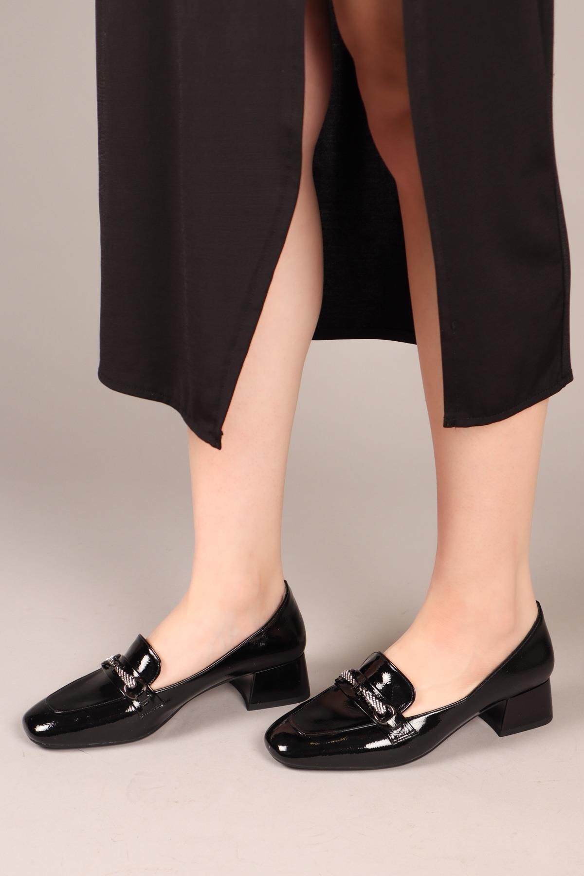 LUMİNA Alçak Topuklu Ayakkabı SİYAHTOPUKLU AYAKKABI