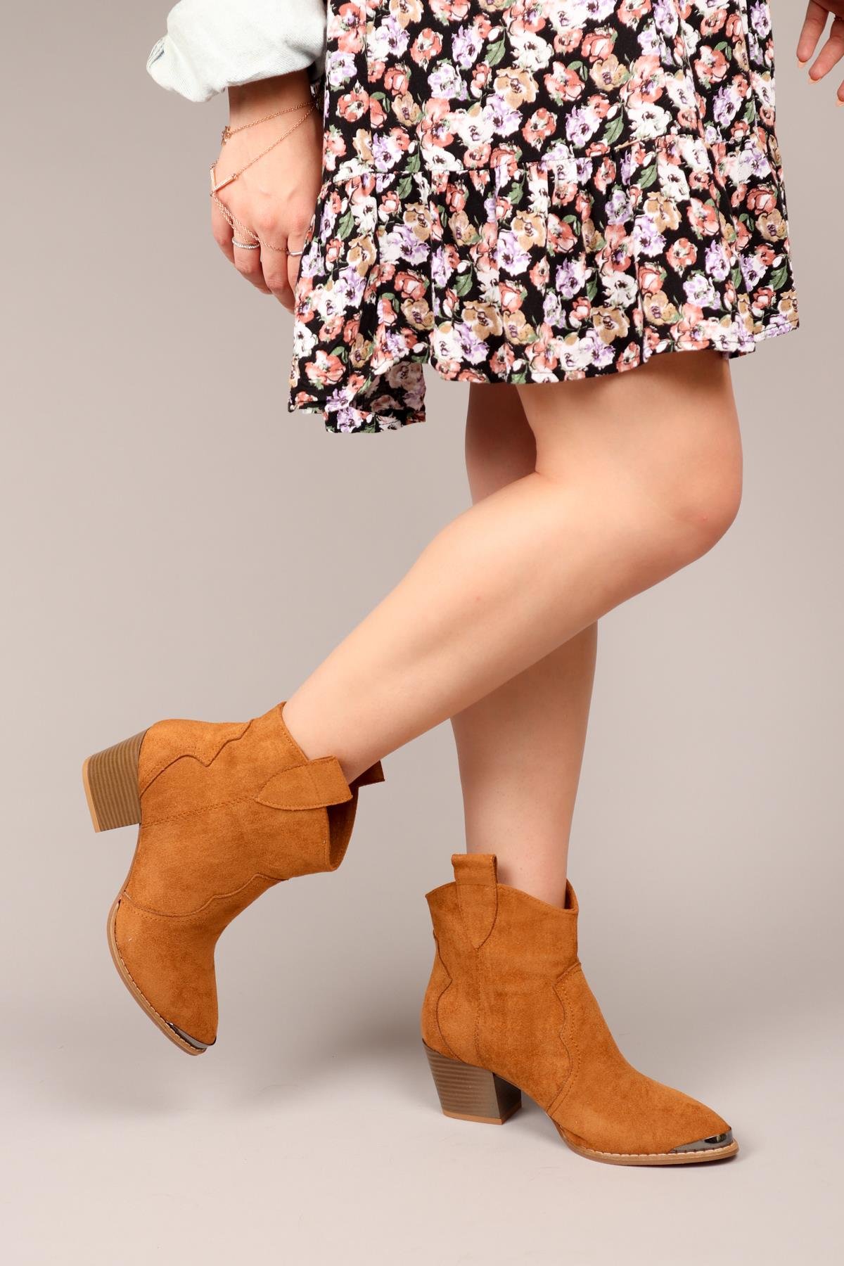 MAİR Topuklu Western Bot TABABOT