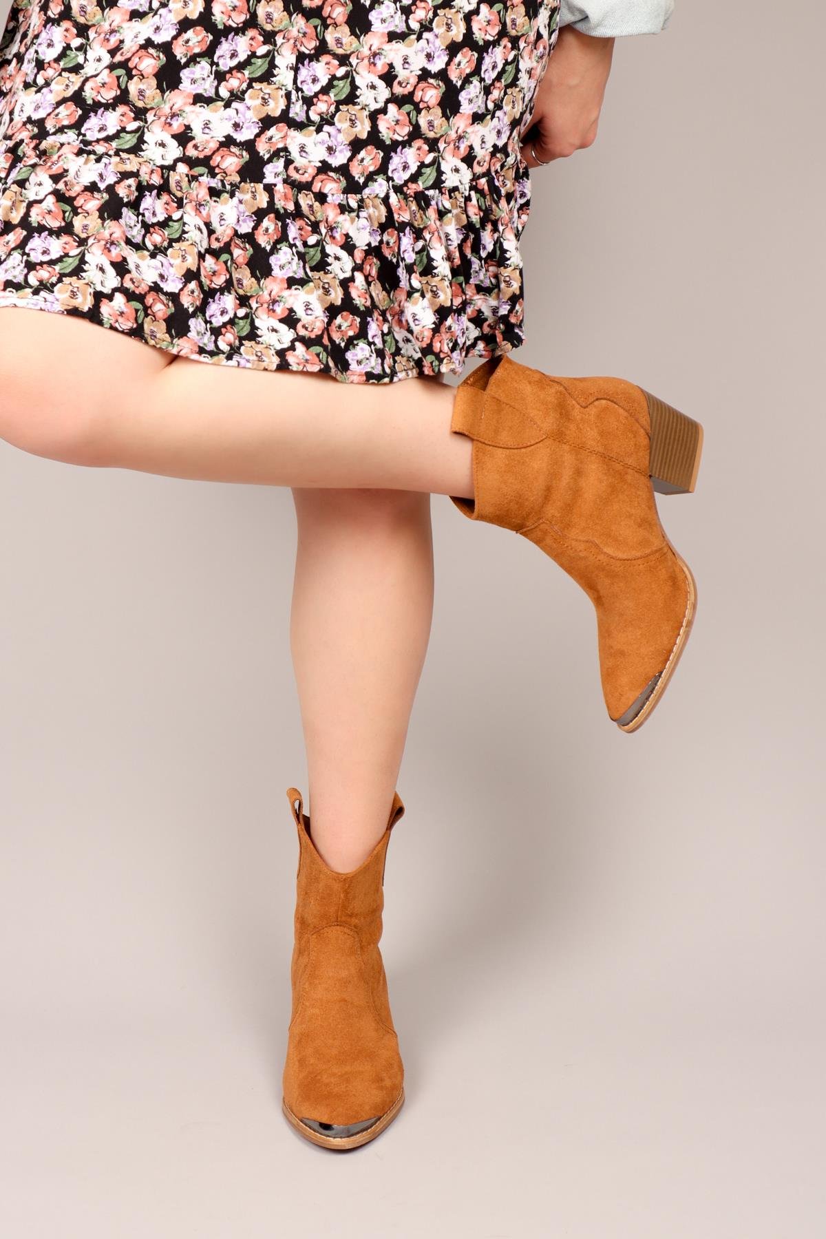 MAİR Topuklu Western Bot TABABOT