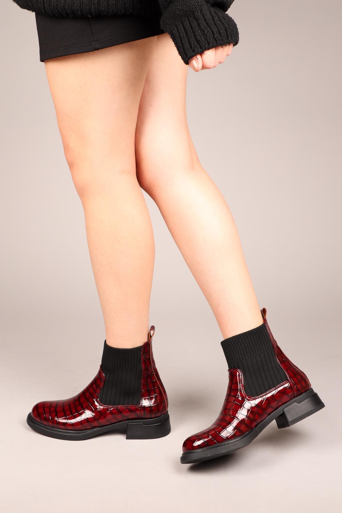 OSLO Çorap Detaylı Bot BORDOBOT