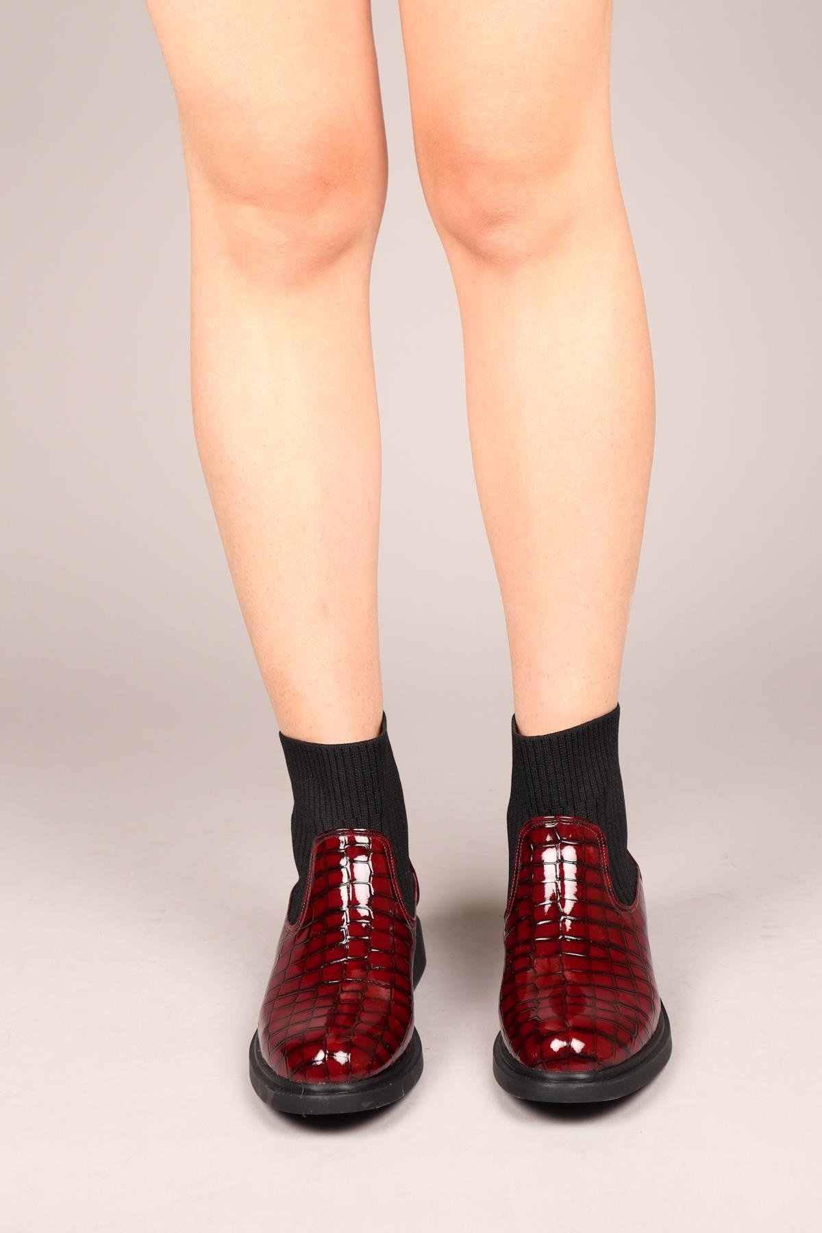 OSLO Çorap Detaylı Bot BORDOBOT