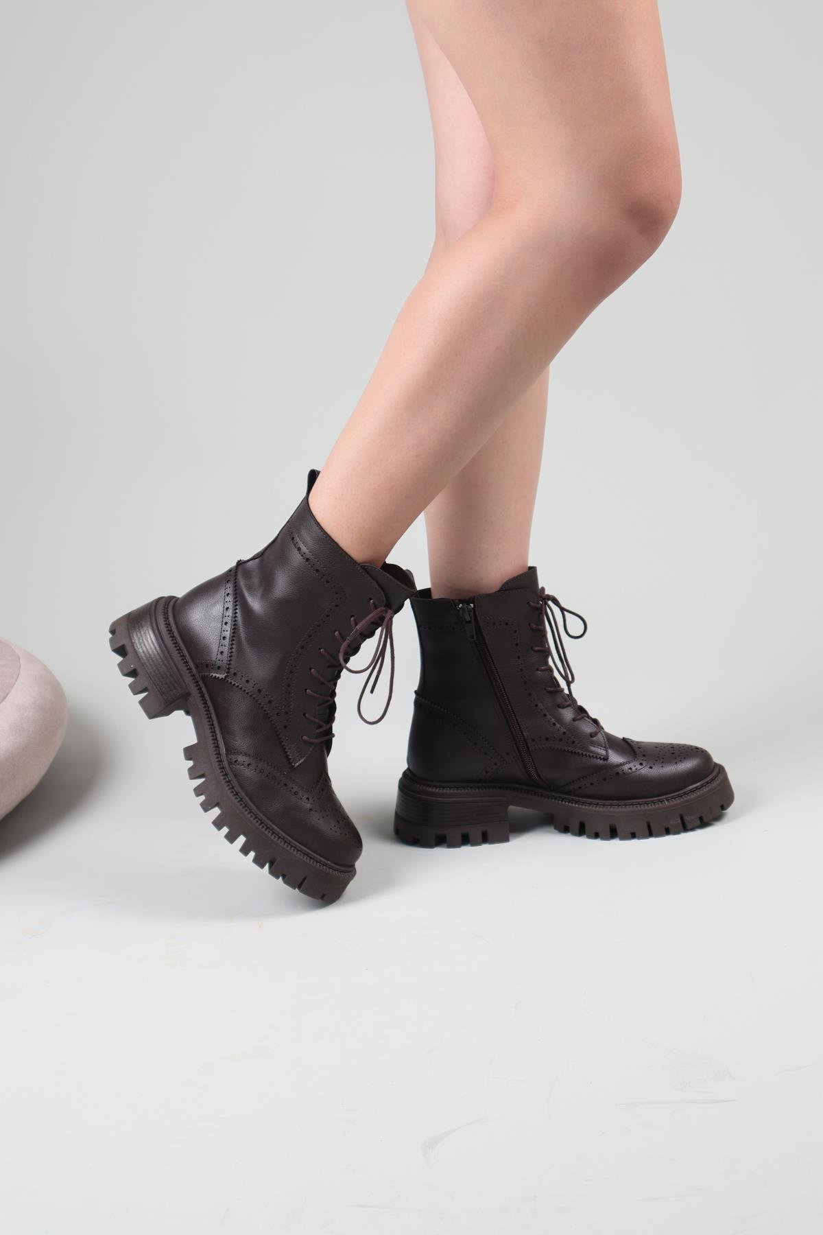 PALOMA Çift Yüzlü Bot KAHVERENGİBOT