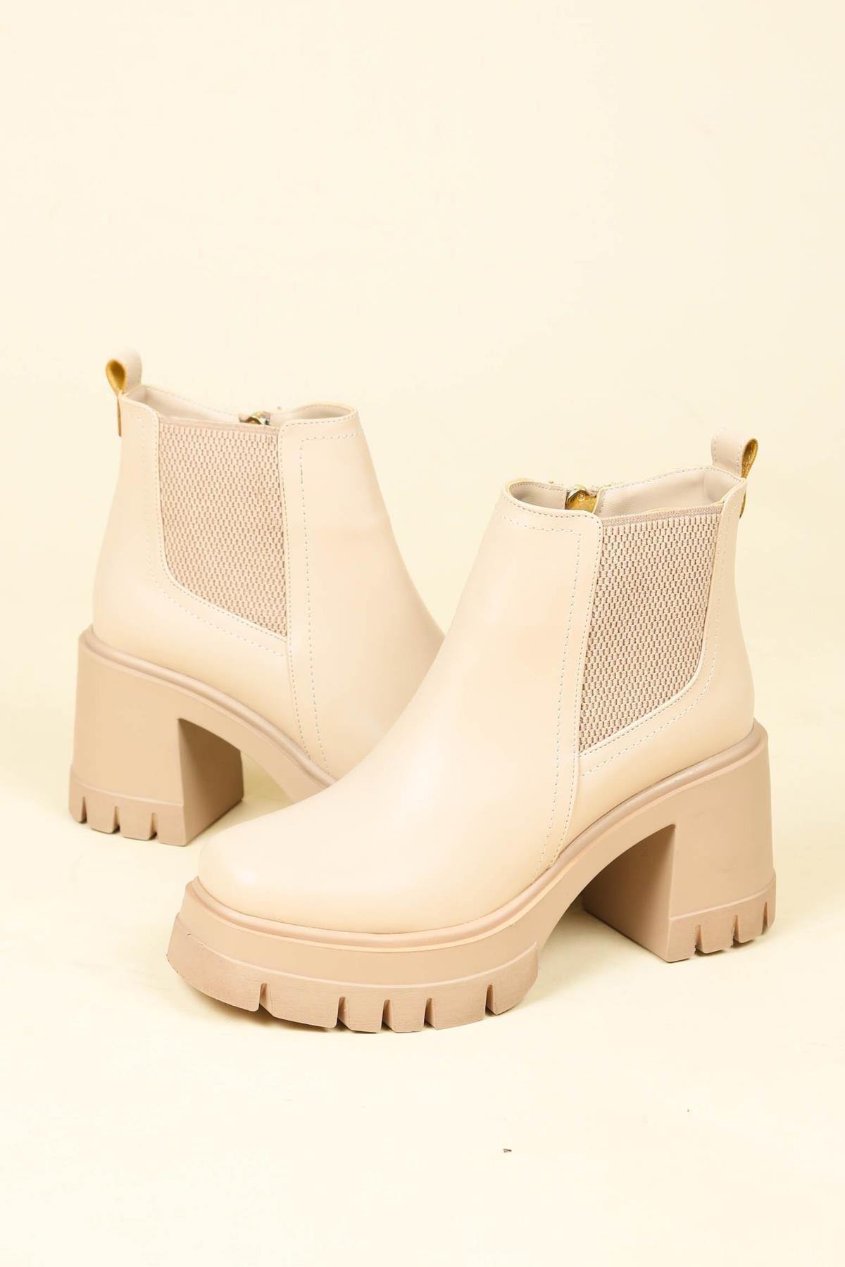 Platform Topuklu Lastikli Bot TENBOT