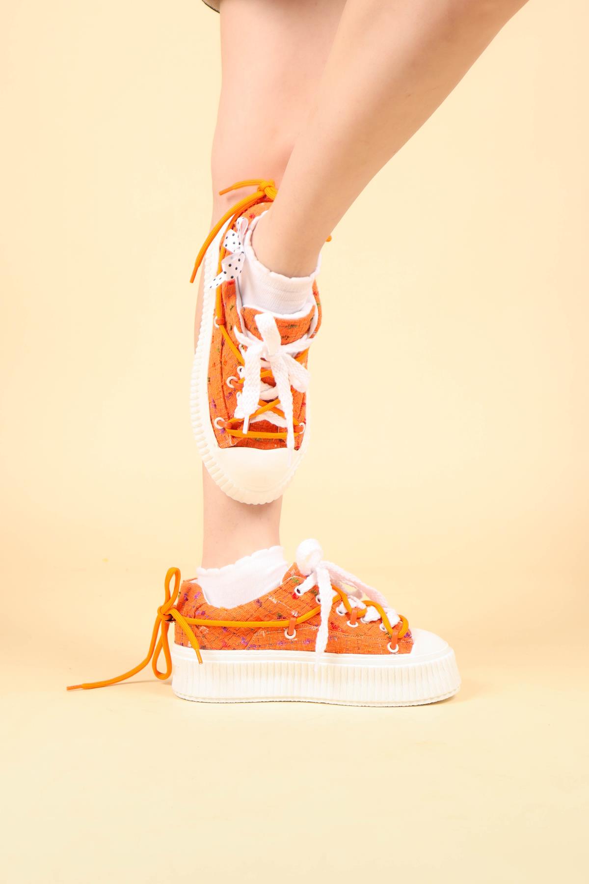 Renkli Keten Sneakers TURUNCUSPOR AYAKKABI