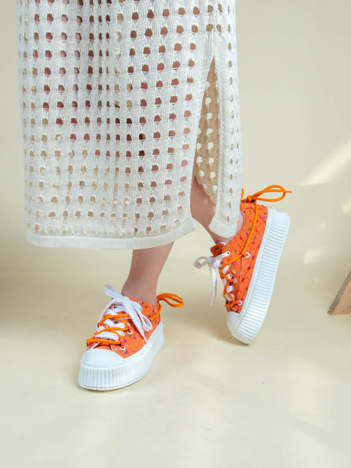 Renkli Keten Sneakers TURUNCUSPOR AYAKKABI