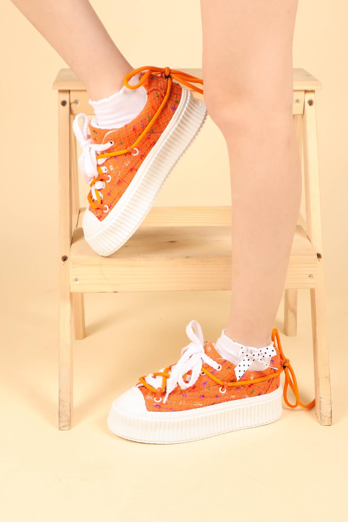 Renkli Keten Sneakers TURUNCUSPOR AYAKKABI