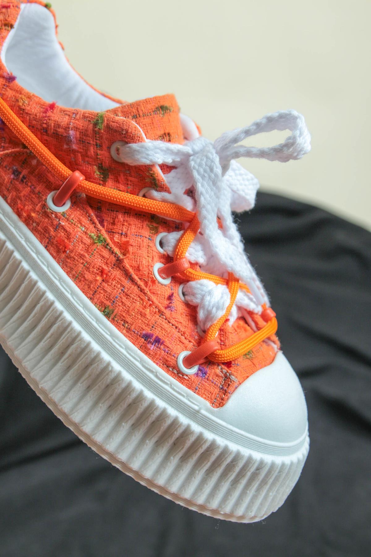 Renkli Keten Sneakers TURUNCUSPOR AYAKKABI