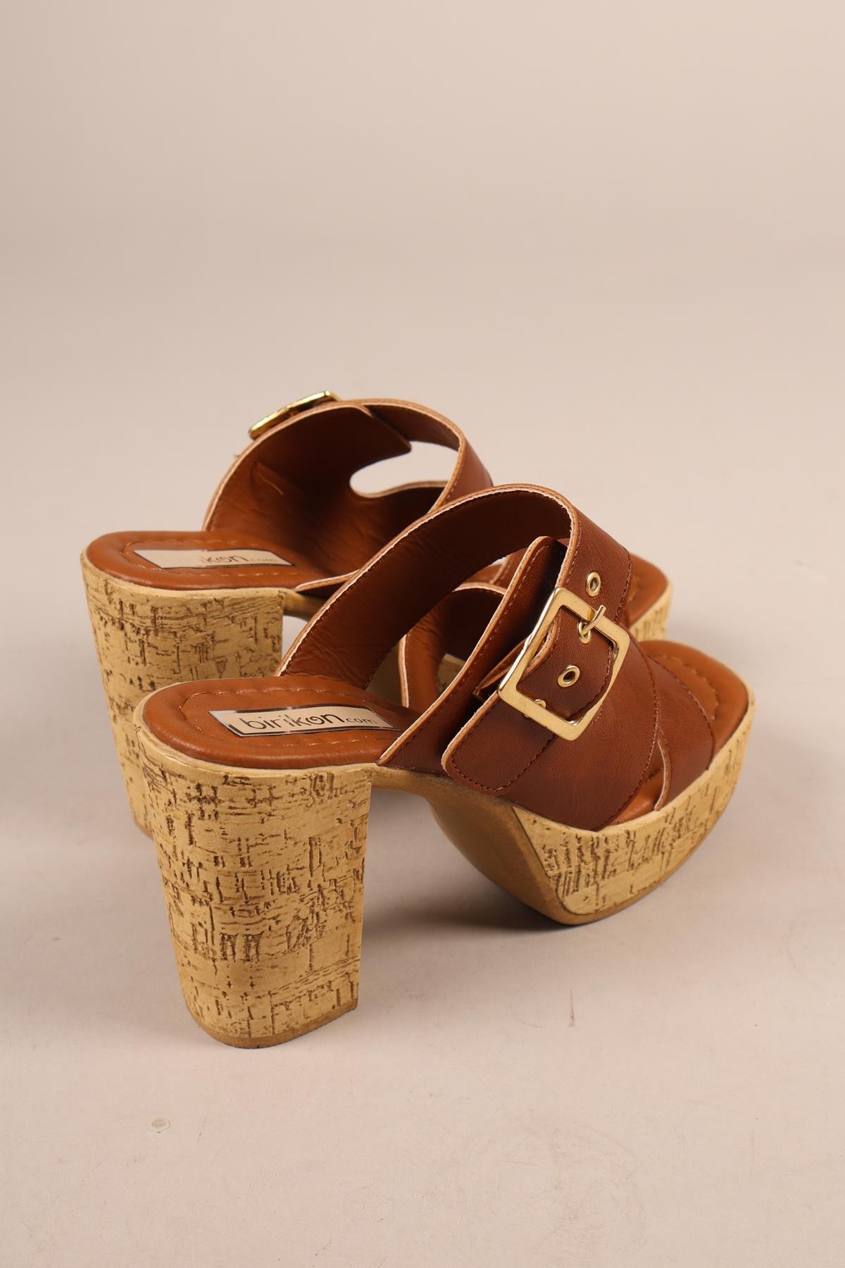 RONİKA Platform Topuklu Terlik TABATERLİK