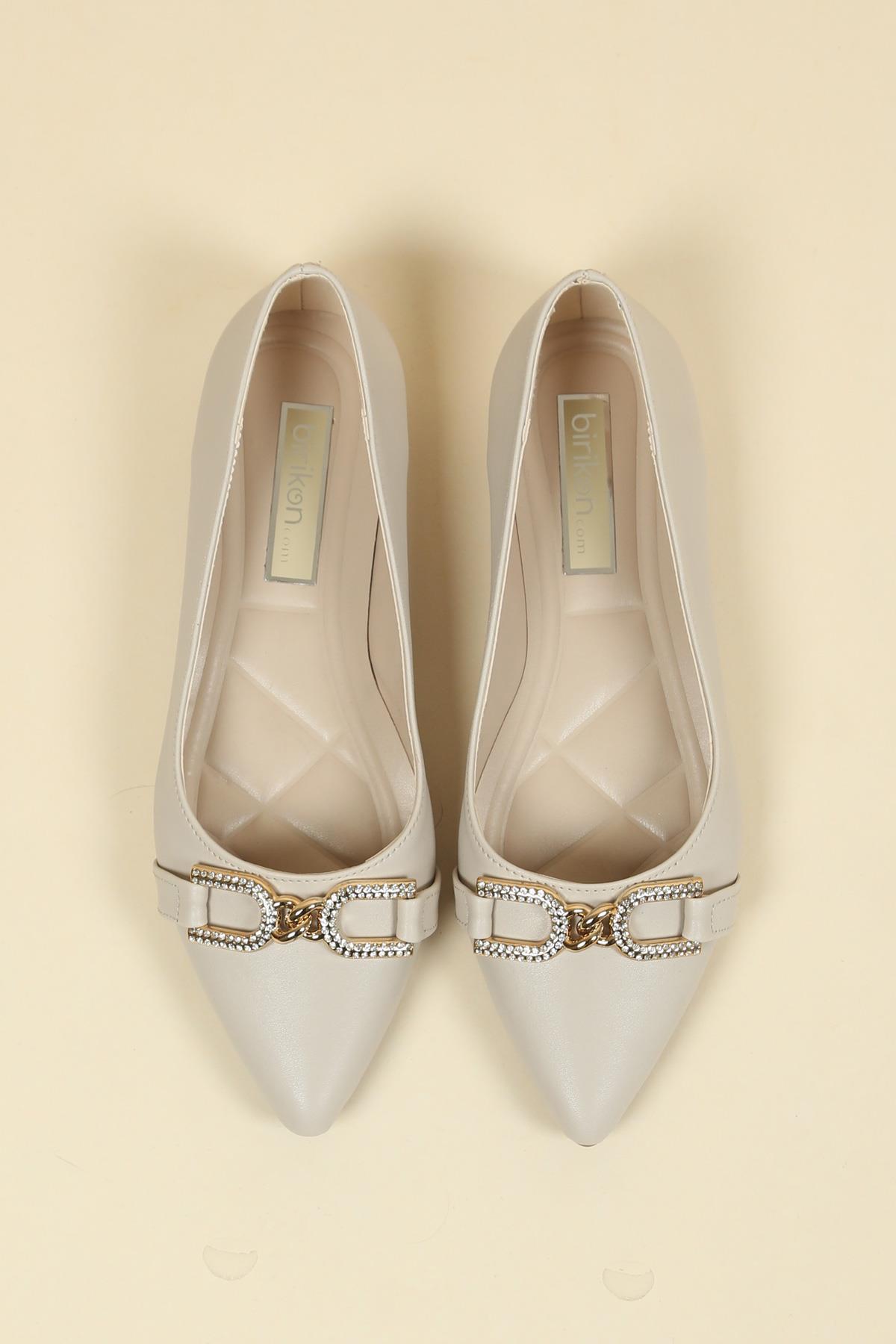 Taşlı Tokalı Babet BEJBABET