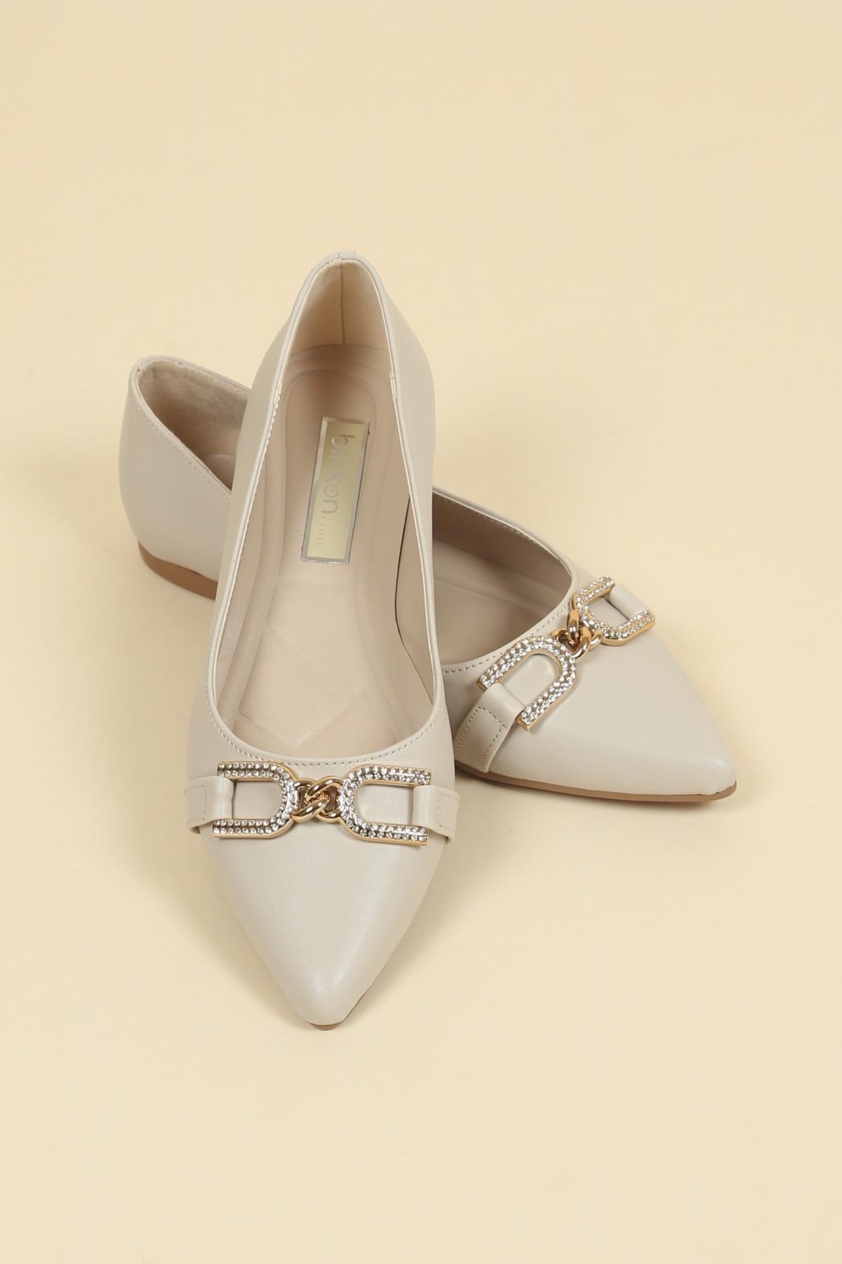 Taşlı Tokalı Babet BEJBABET