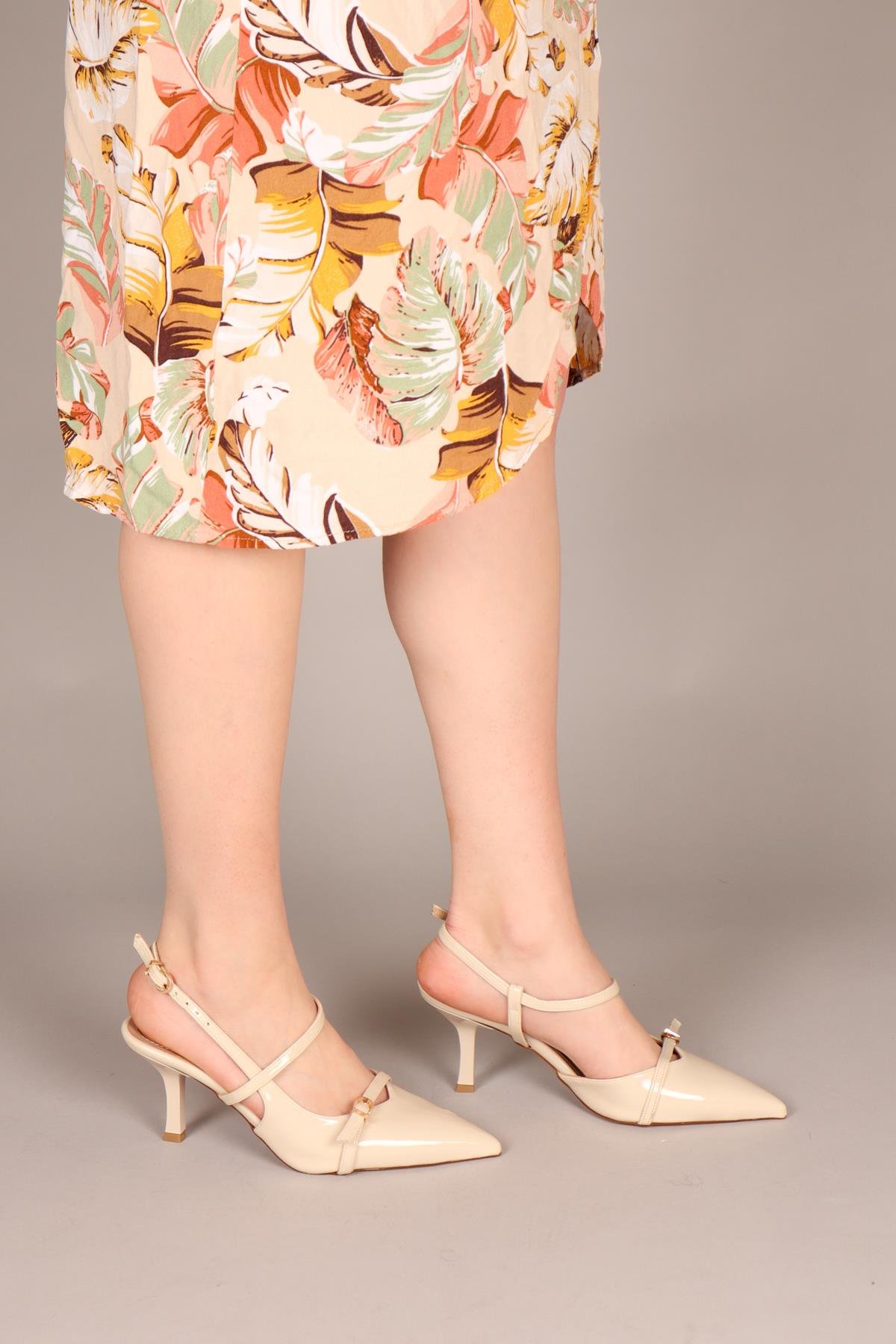 VESPER Çapraz Bağlı Stiletto TENTOPUKLU AYAKKABI