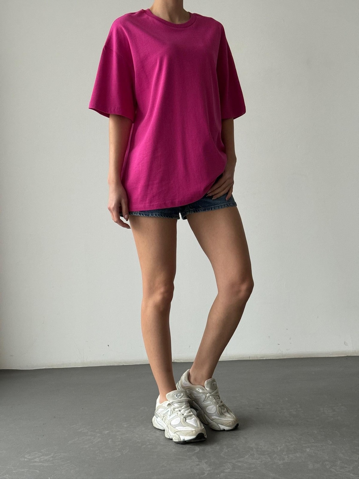 Quzu Basic T-shirt Fuşya