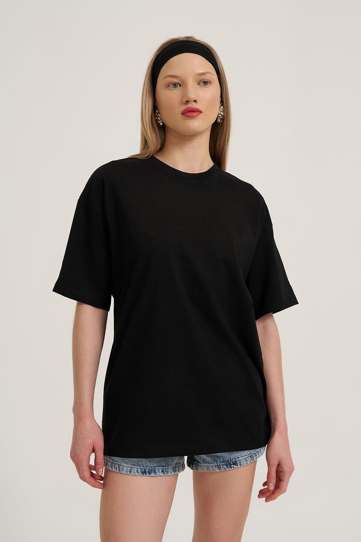 Quzu Basic T-shirt Siyah