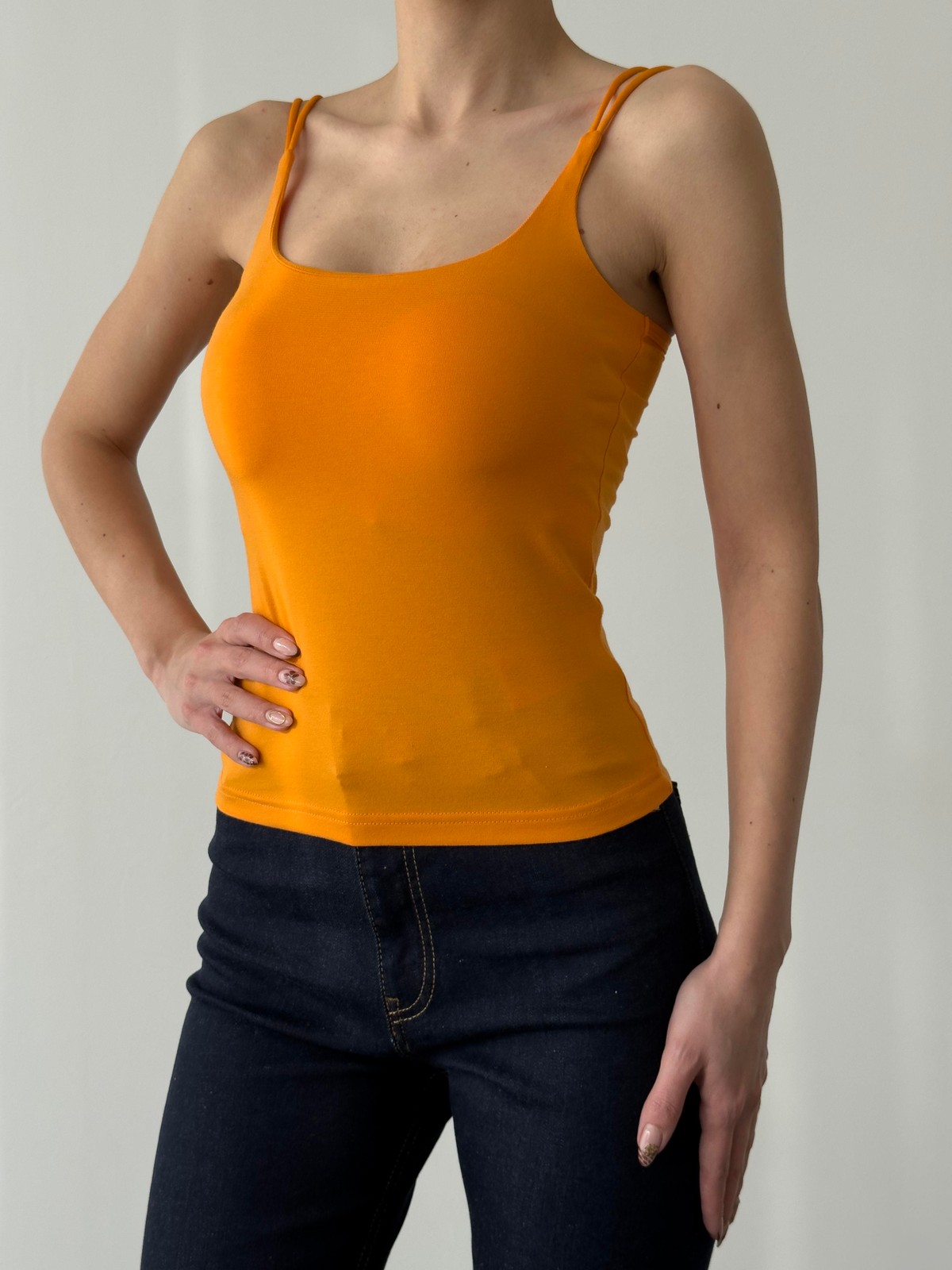 Quzu Geniş Yaka Atlet Turuncu