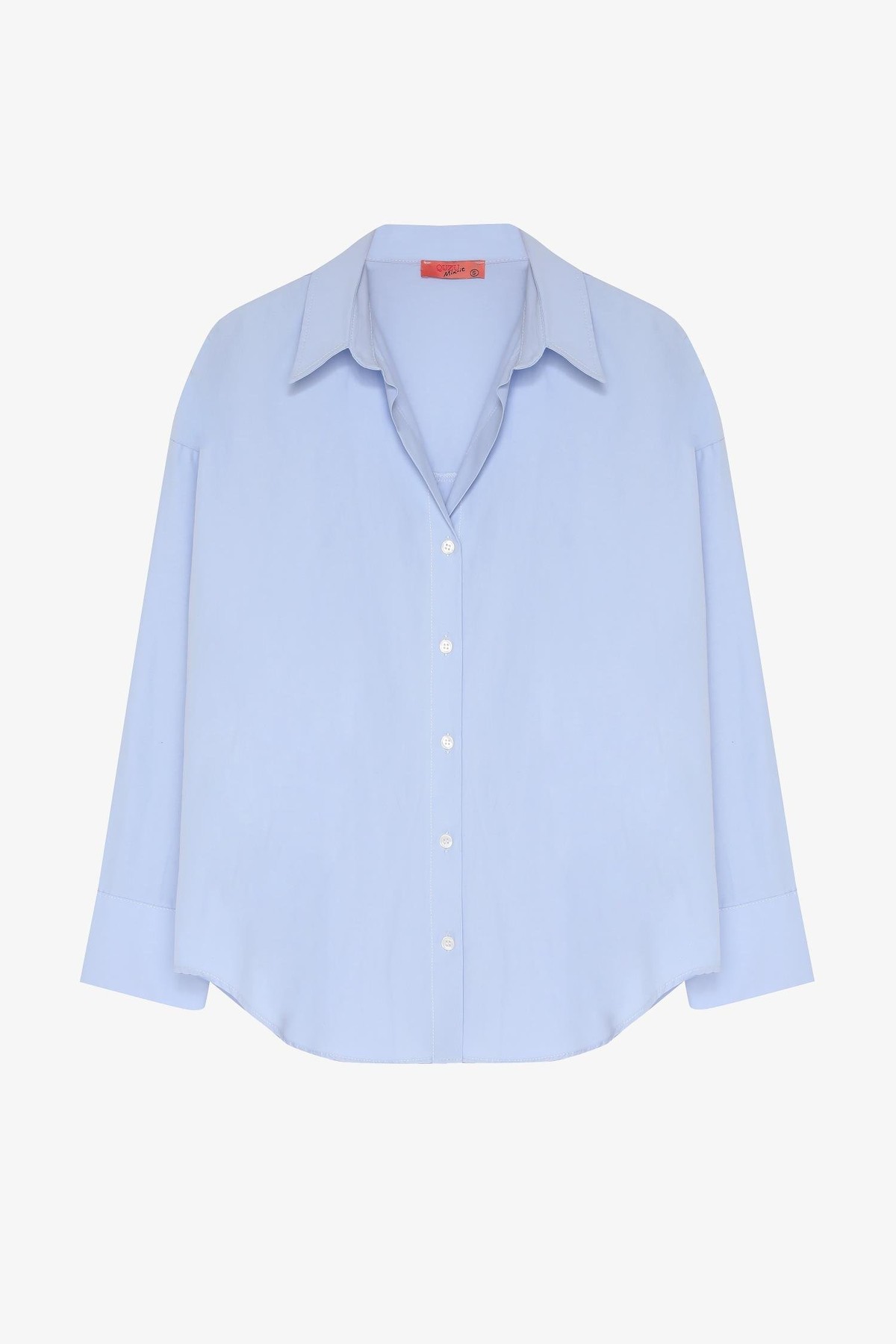 Quzu Uzun Kollu Gömlek Mavi