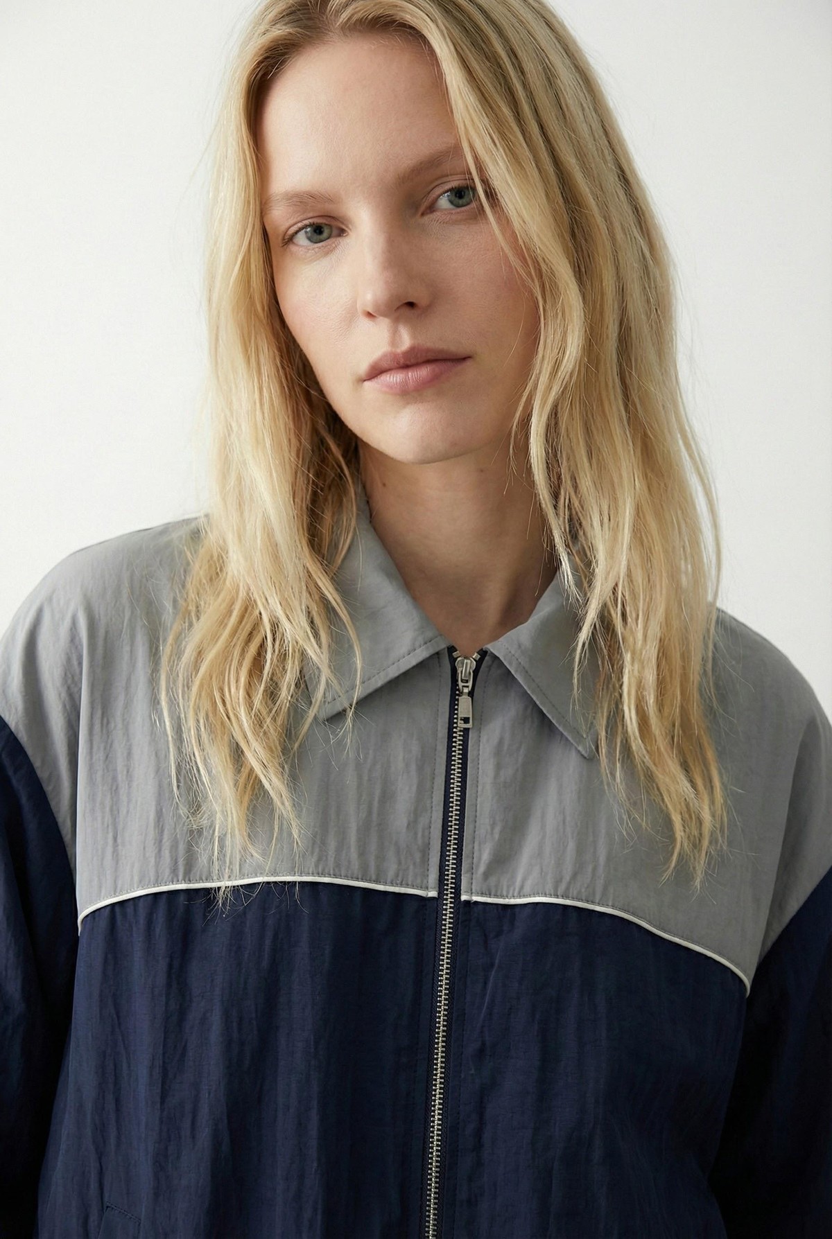 Quzu Arabiye Detaylı Matchli Ceket Lacivert