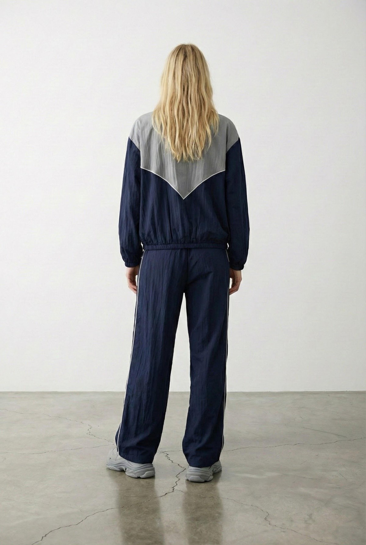 Quzu Arabiye Detaylı Matchli Ceket Lacivert