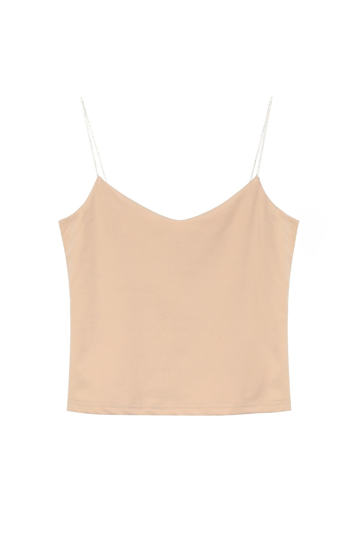 Quzu Strappy Blouse Beige