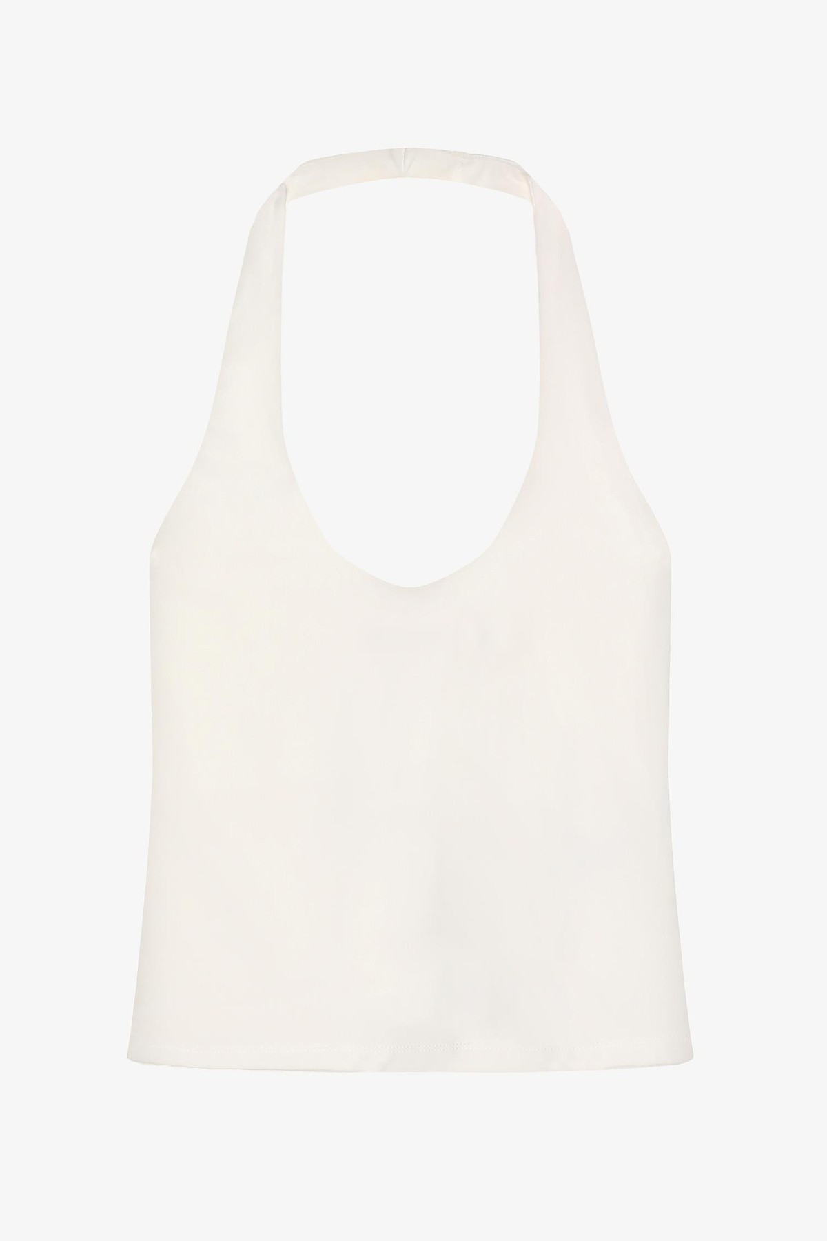 Quzu Askılı Bluz Ekru