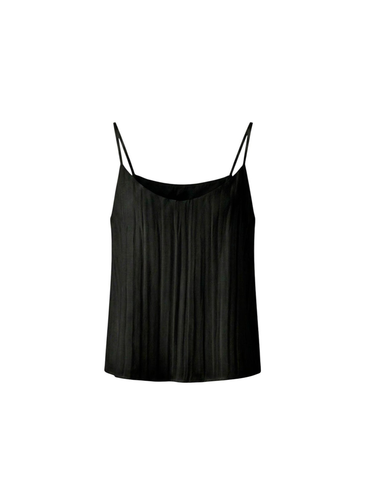 Quzu Askılı Bluz Siyah