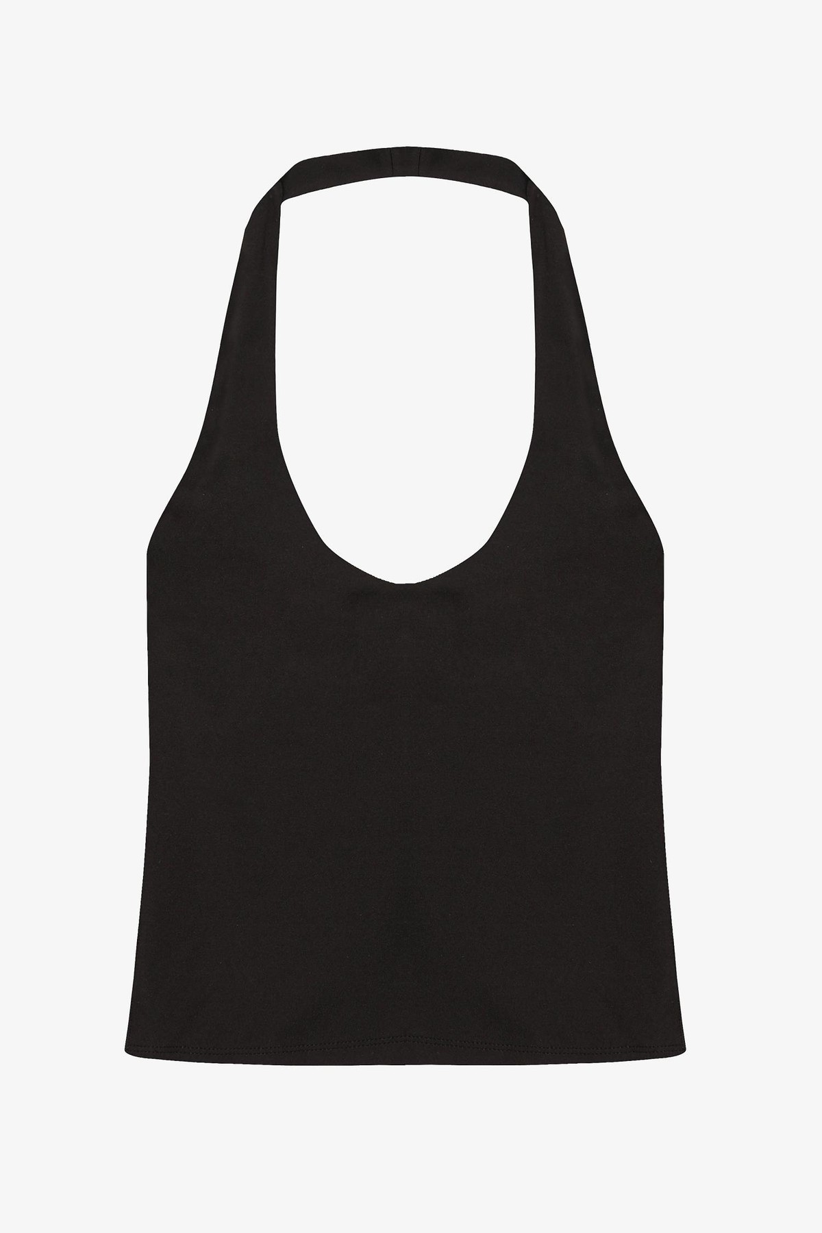 Quzu Askılı Bluz Siyah