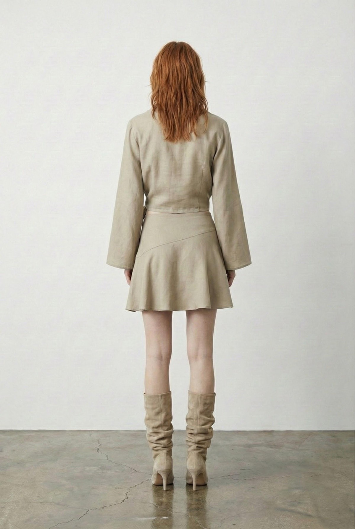 Quzu Bağlama Detaylı Bluz Taş