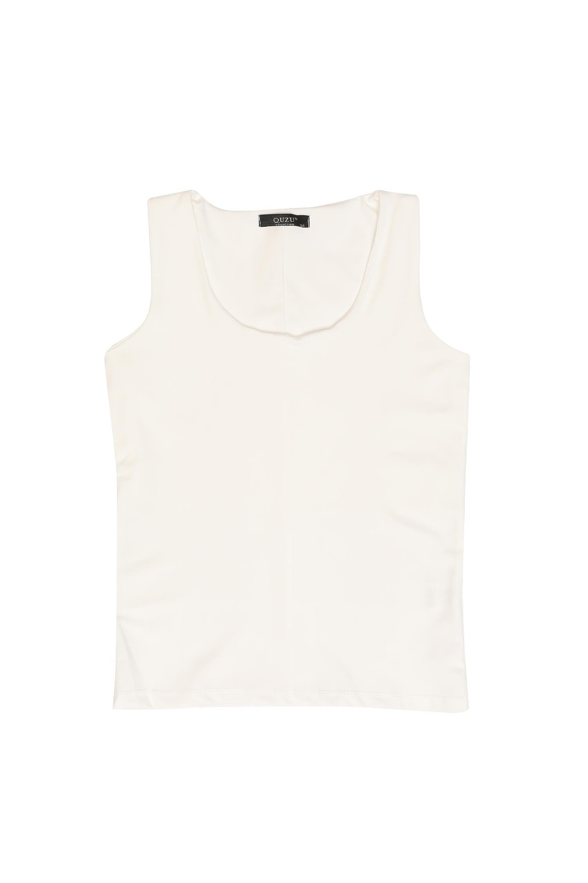 Quzu Basıc Bluz Ekru